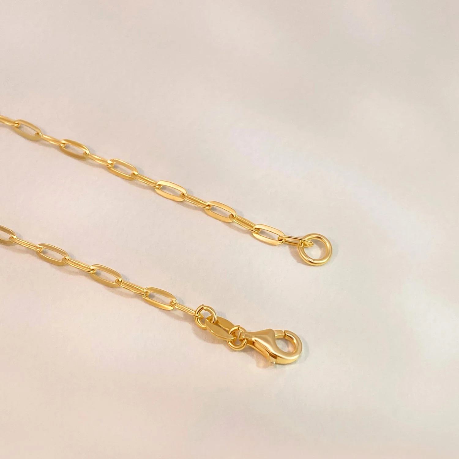 Small Paperclip Link Necklace - Image 3