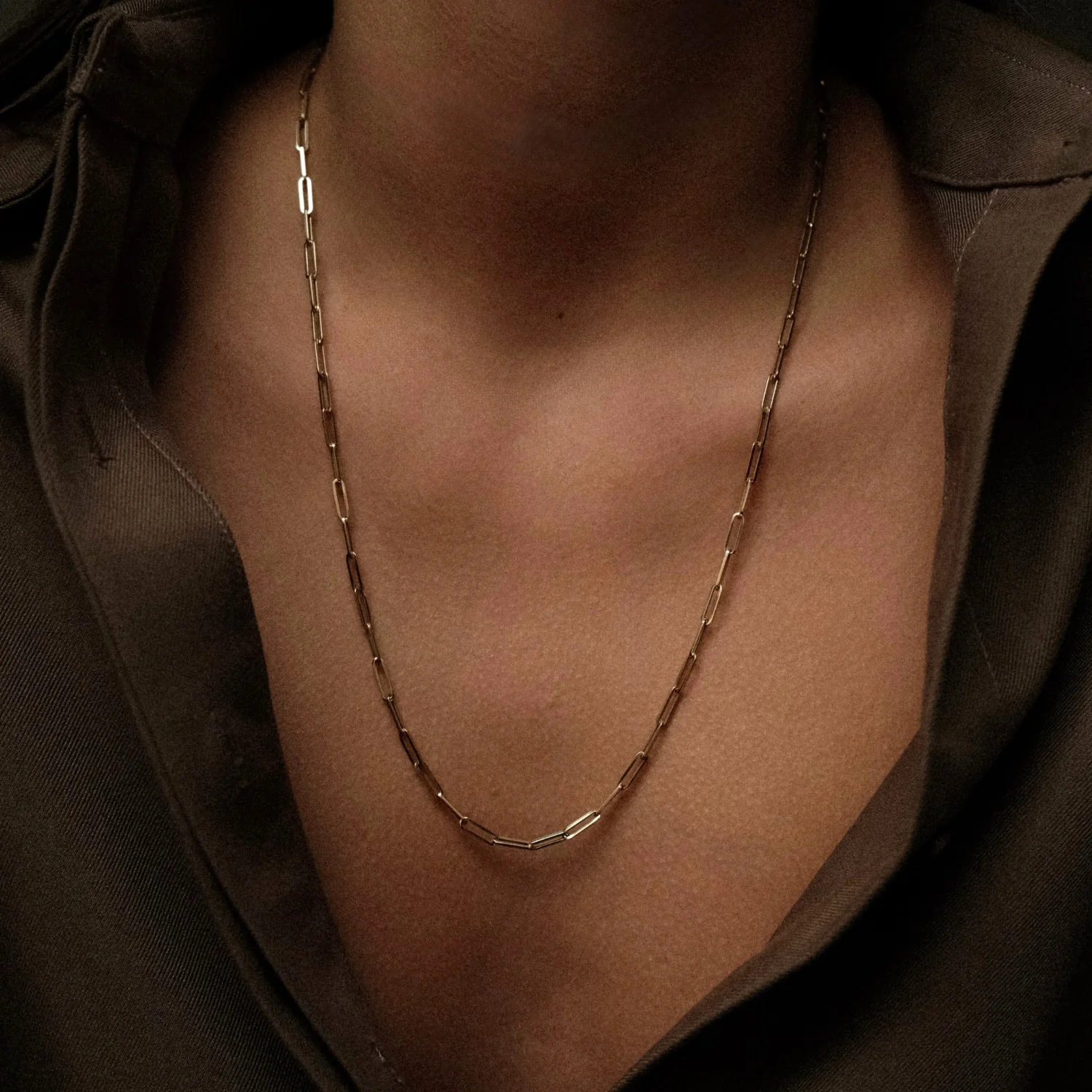 Paperclip Necklace 60cm - Image 2