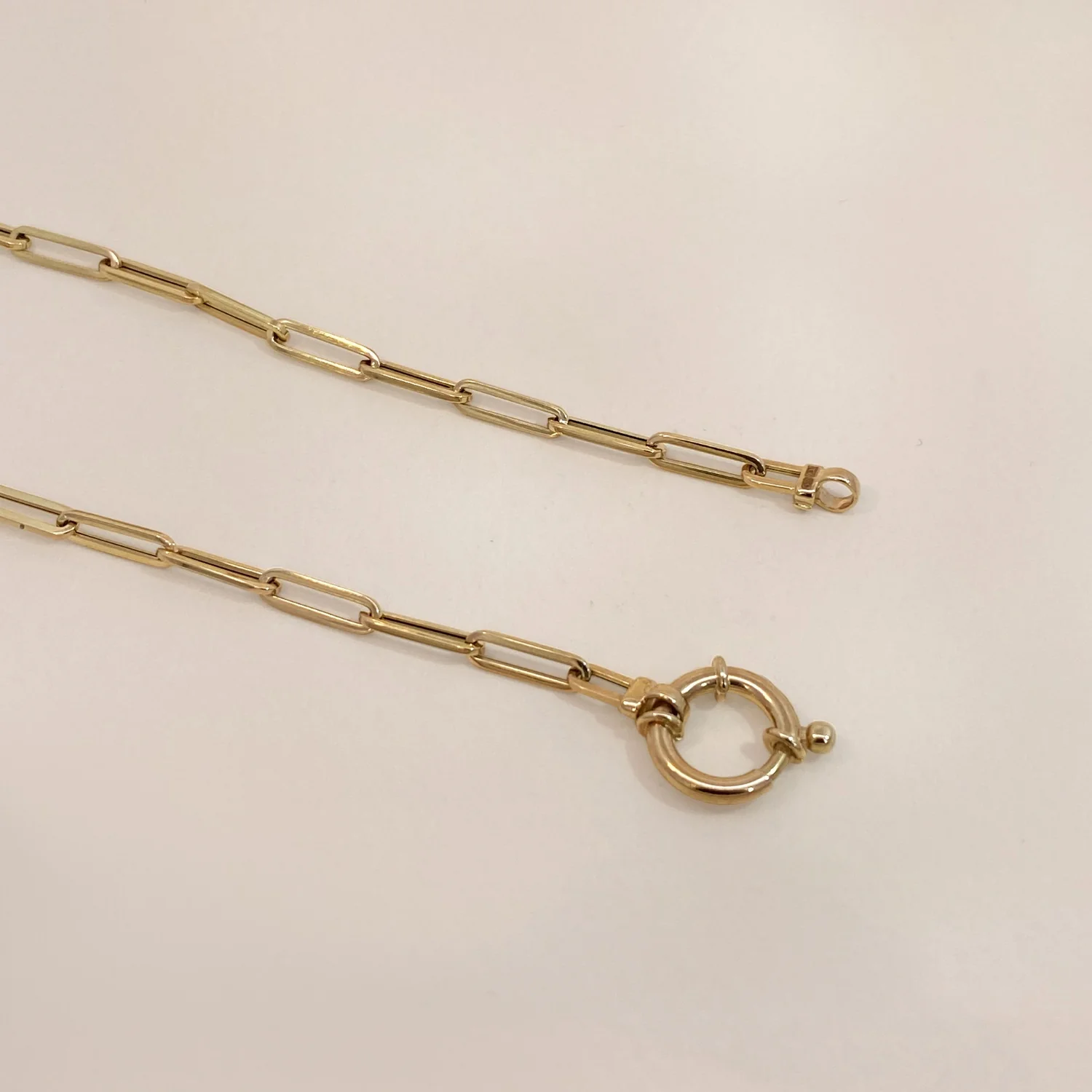 Paperclip Necklace with Springlock - Image 3