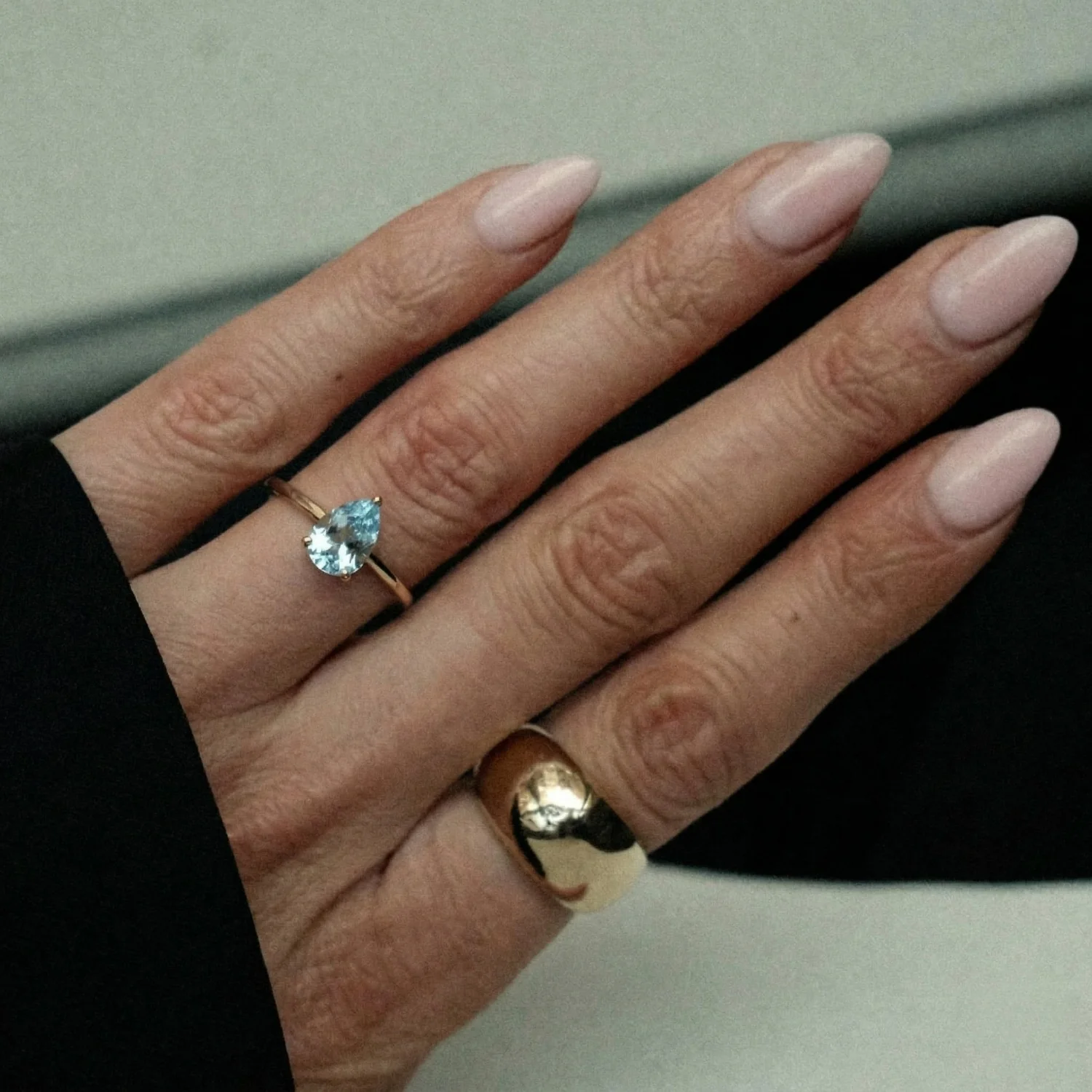 Pear Drop Topaz Ring - Image 2