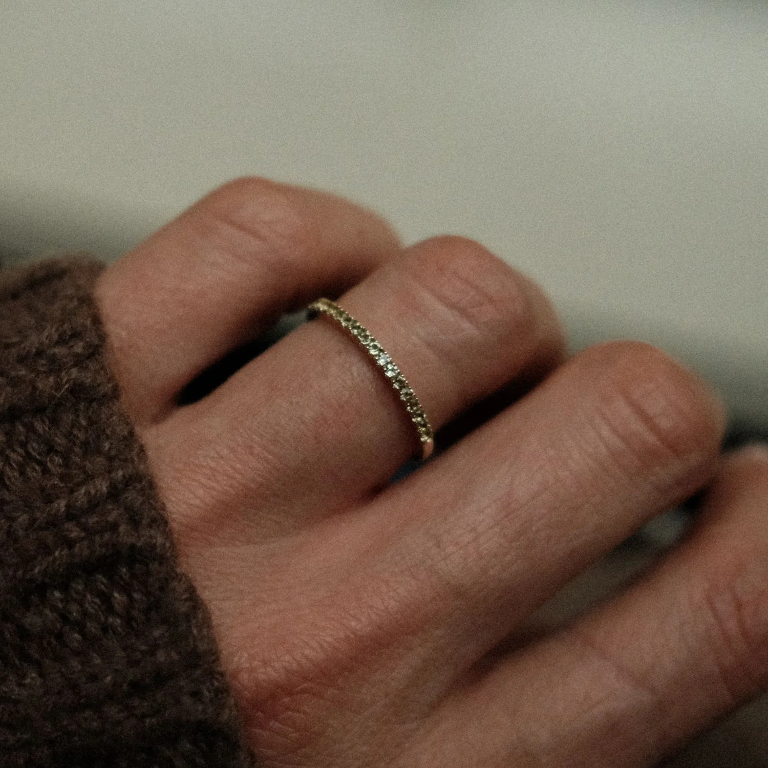 Peridot Row Ring - Image 5