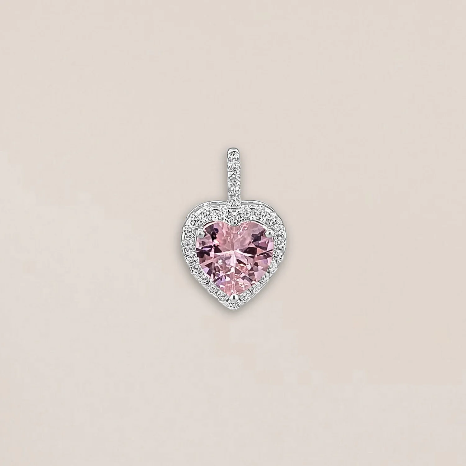 Pink Heart of the Ocean Pendant