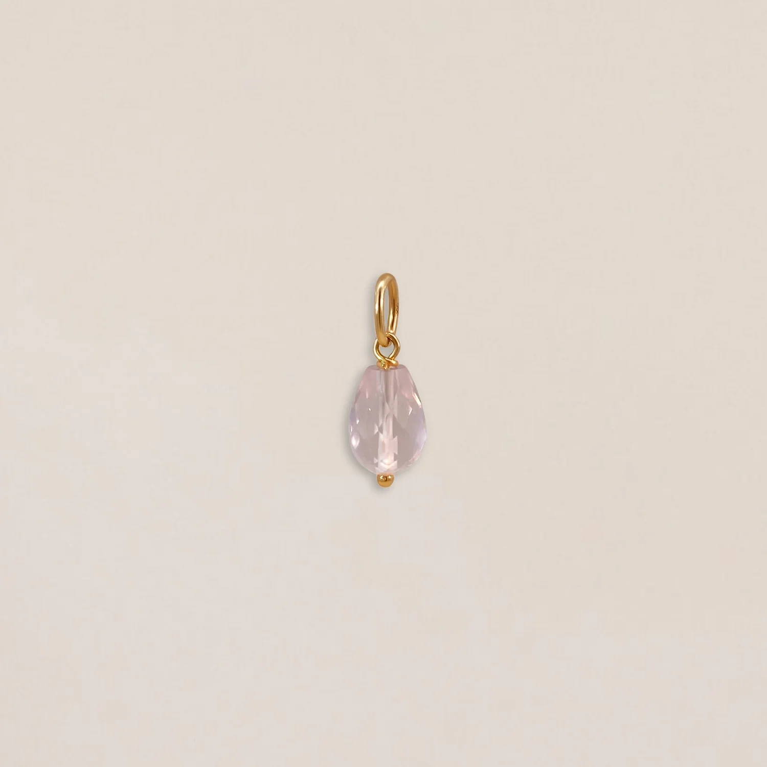 Pink Quartz Charm