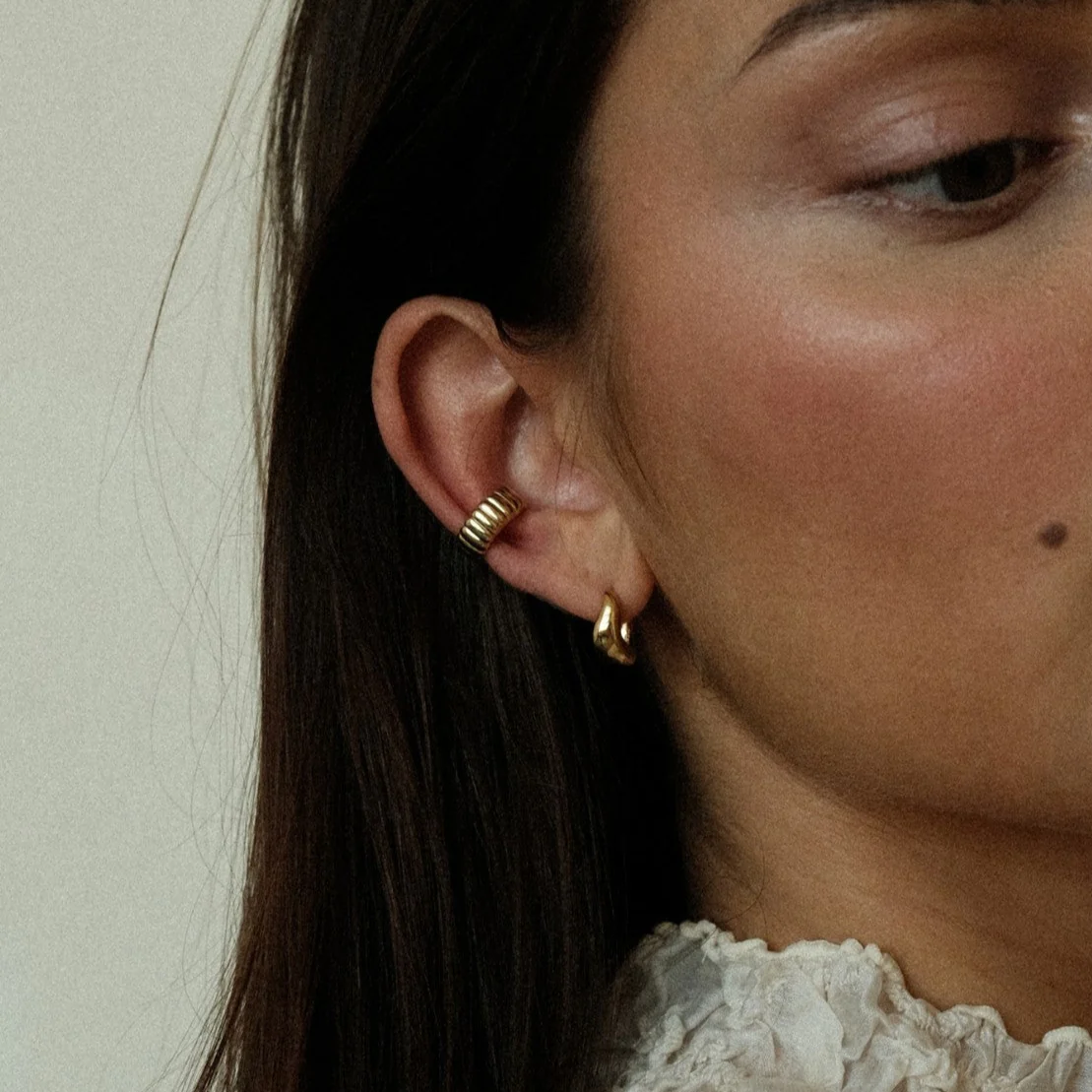 Ribbed Ear Cuff - Image 2