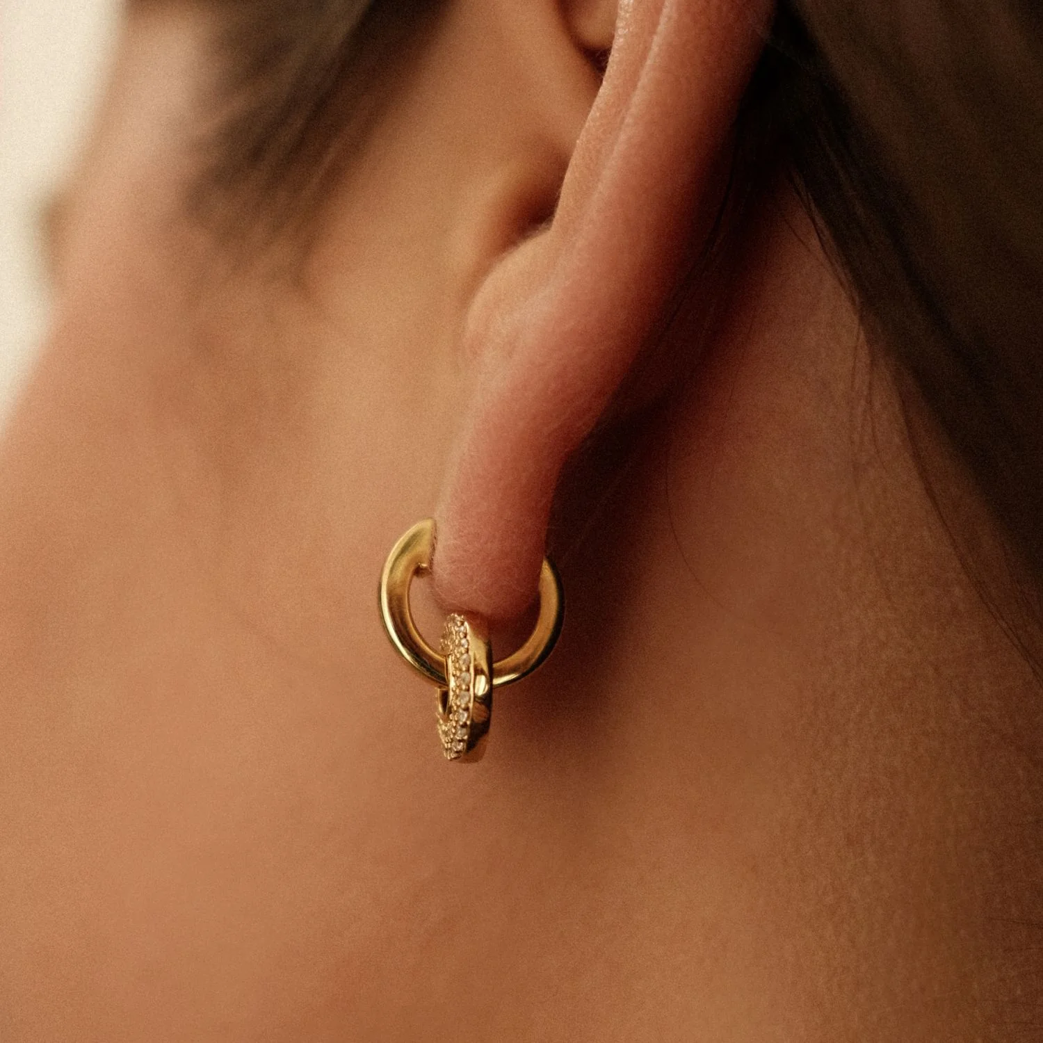 Duo Circle Hoops - Image 3