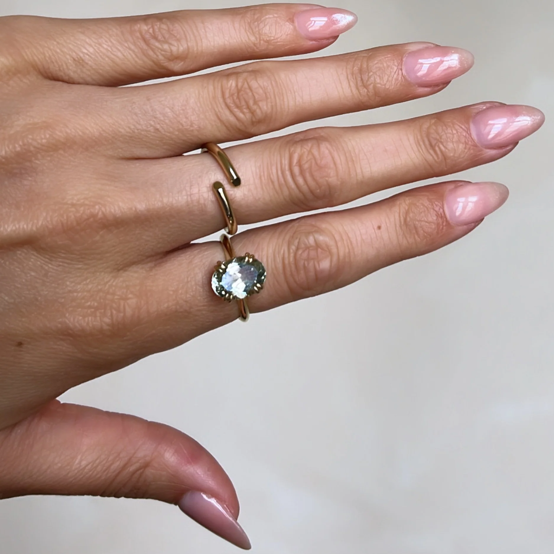 Royal Green Amethyst Ring - Image 2