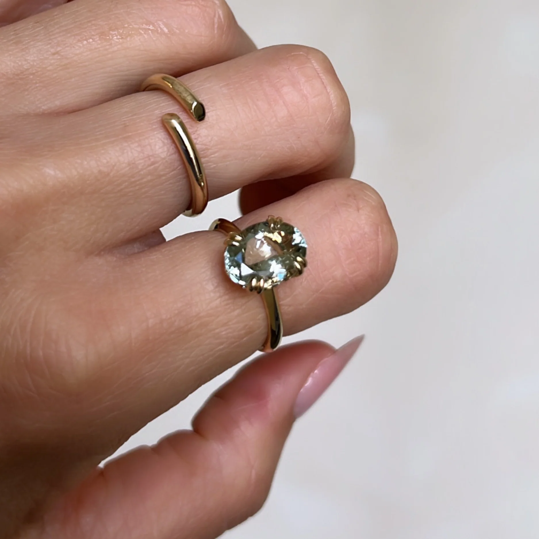 Royal Green Amethyst Ring - Image 6