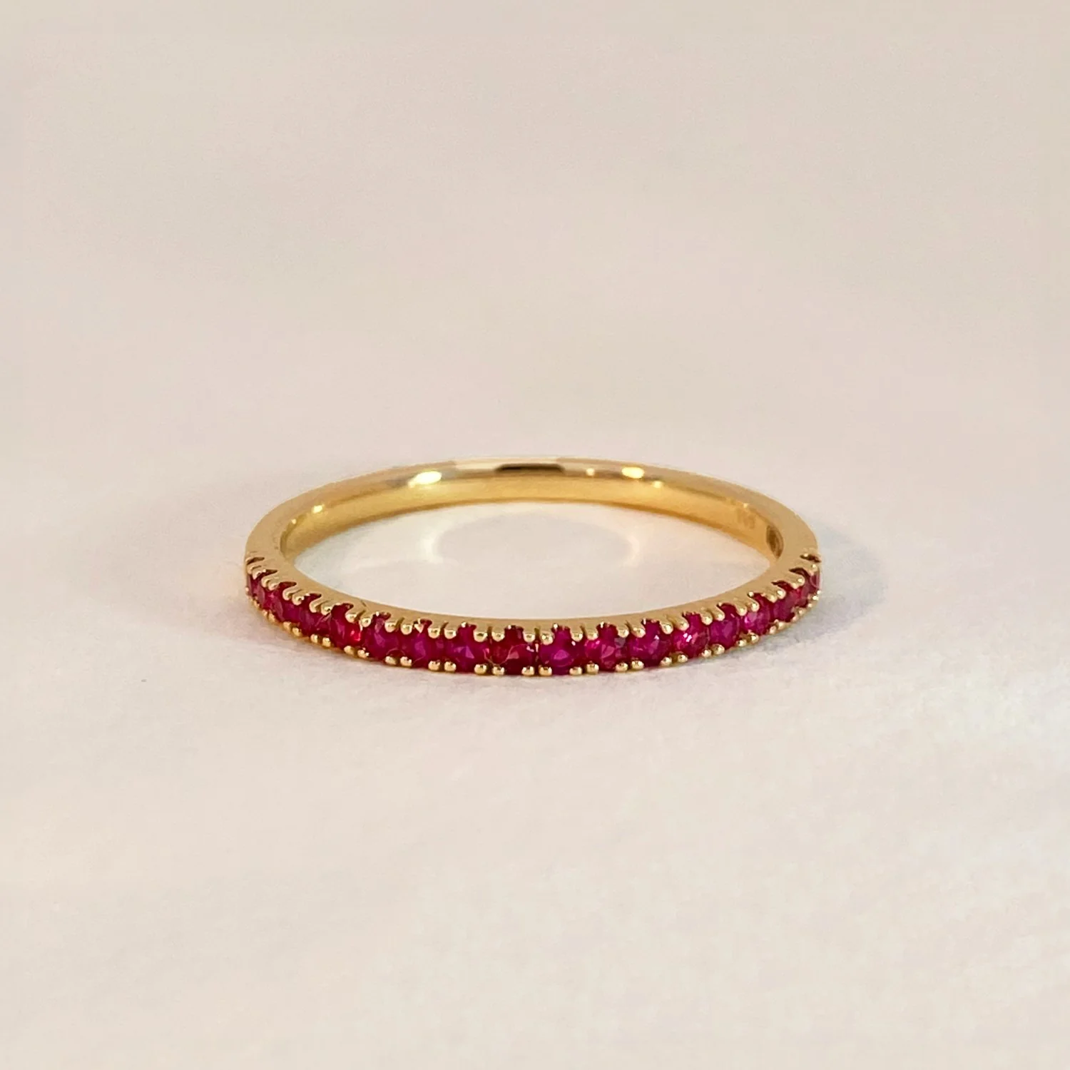 Ruby Row Ring