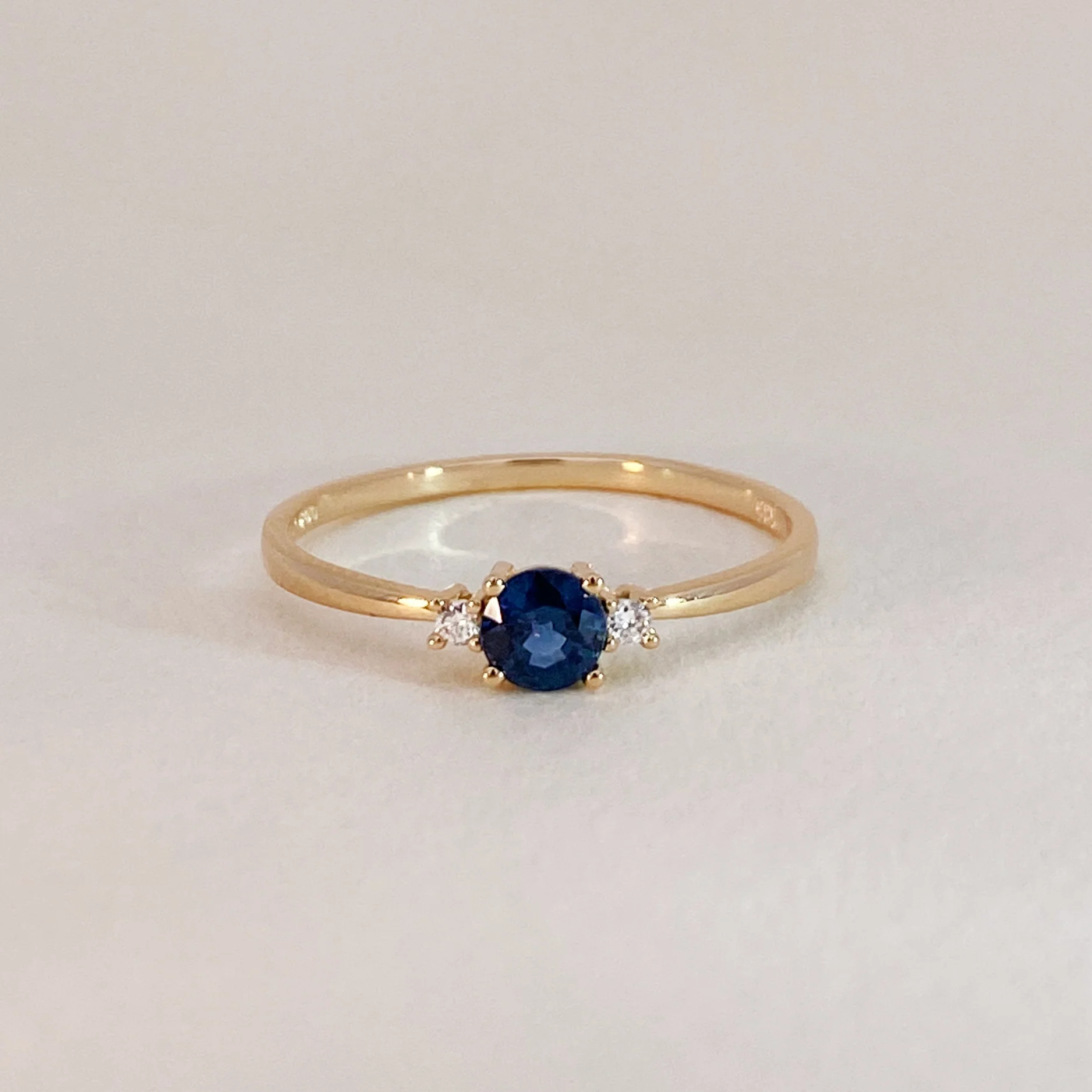 Sapphire & Diamond Ring