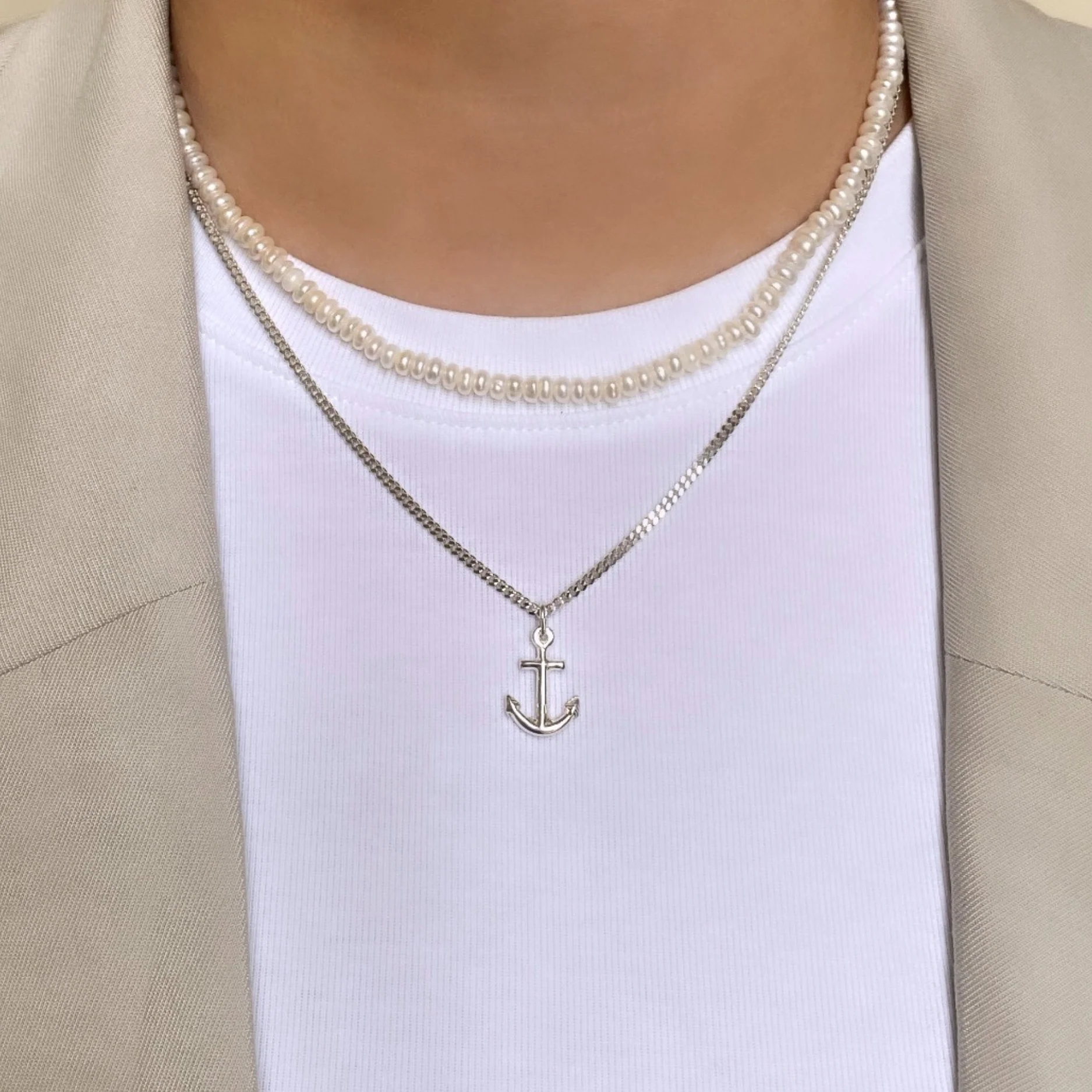 Silver Anchor Charm - Image 2
