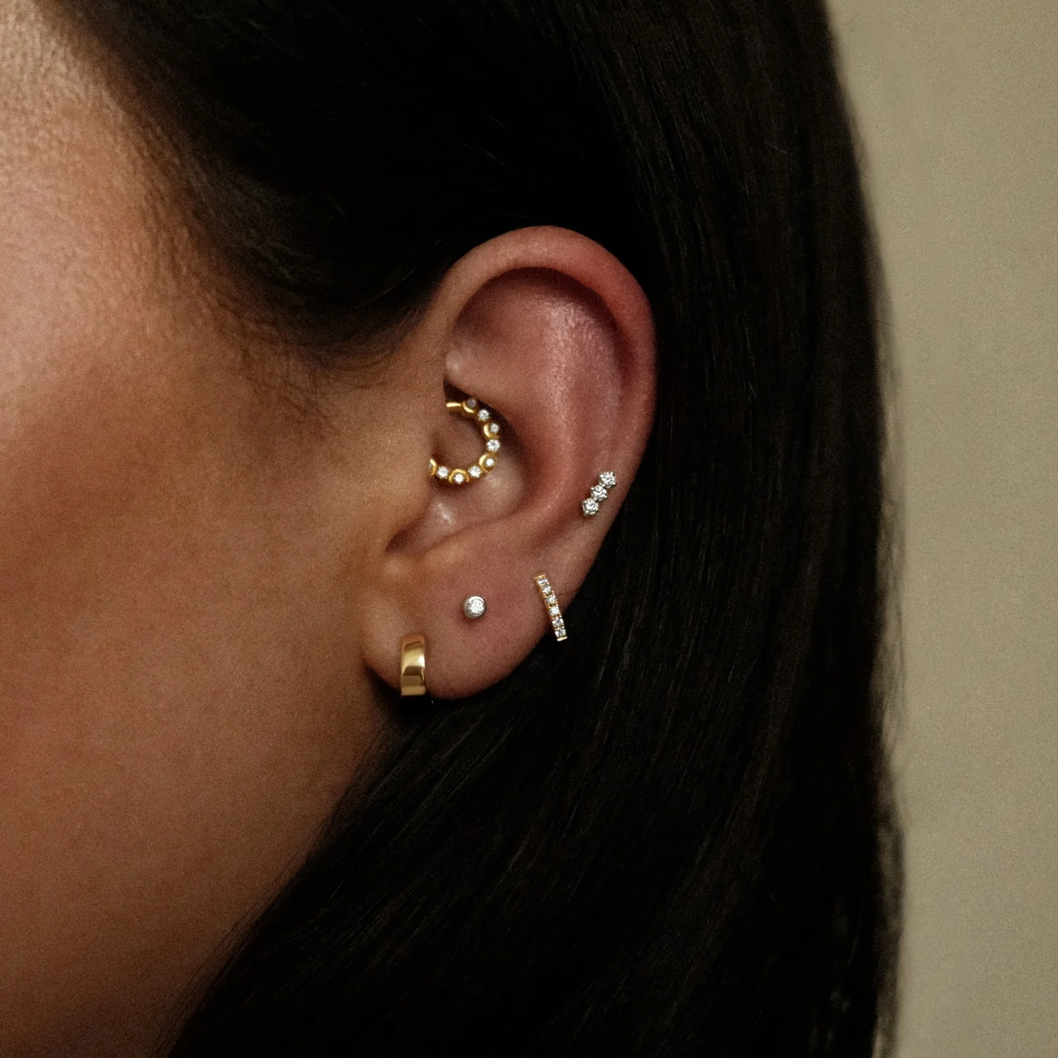 Silver Trio Spark Piercing - Image 2