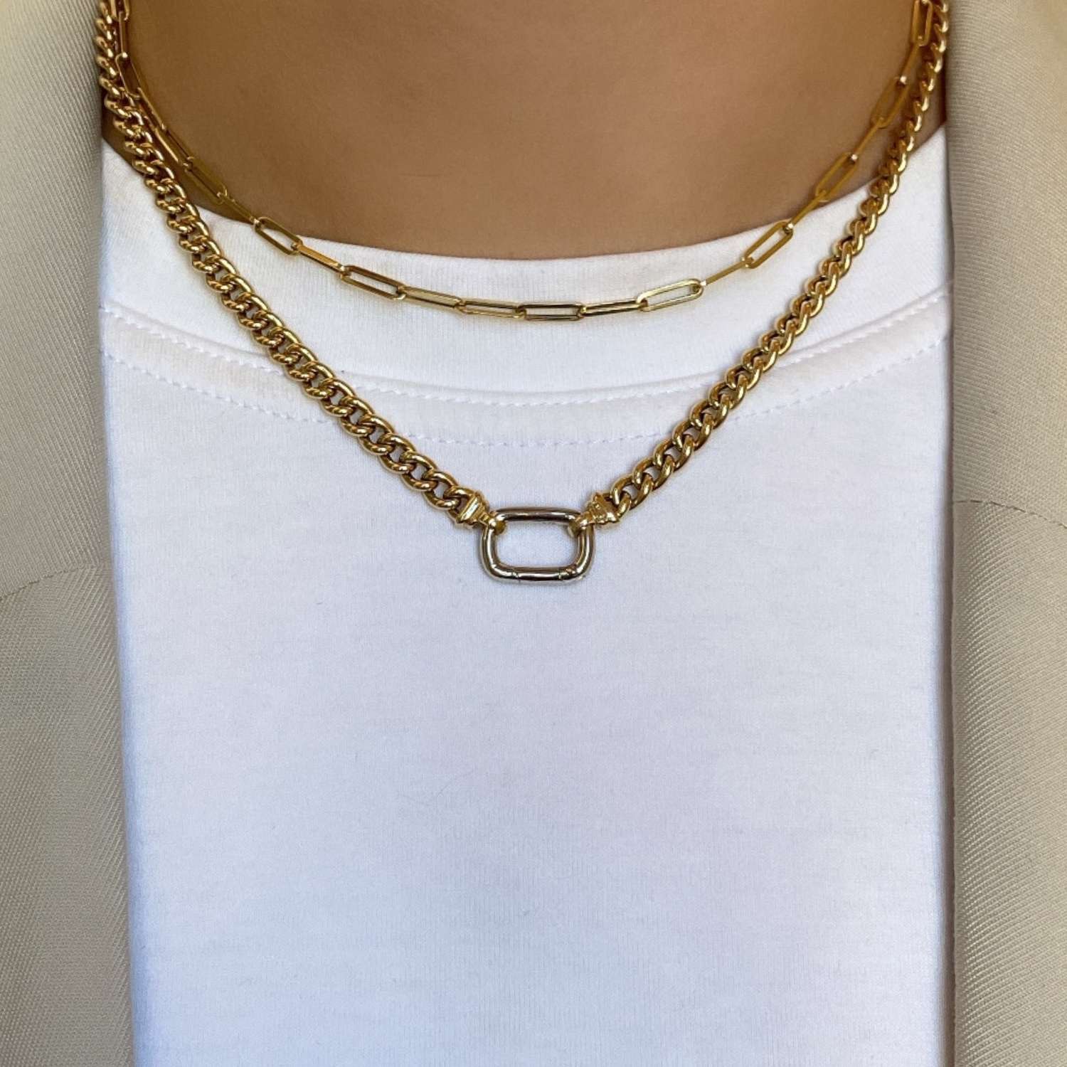 Silver Chunky Connector - Image 2