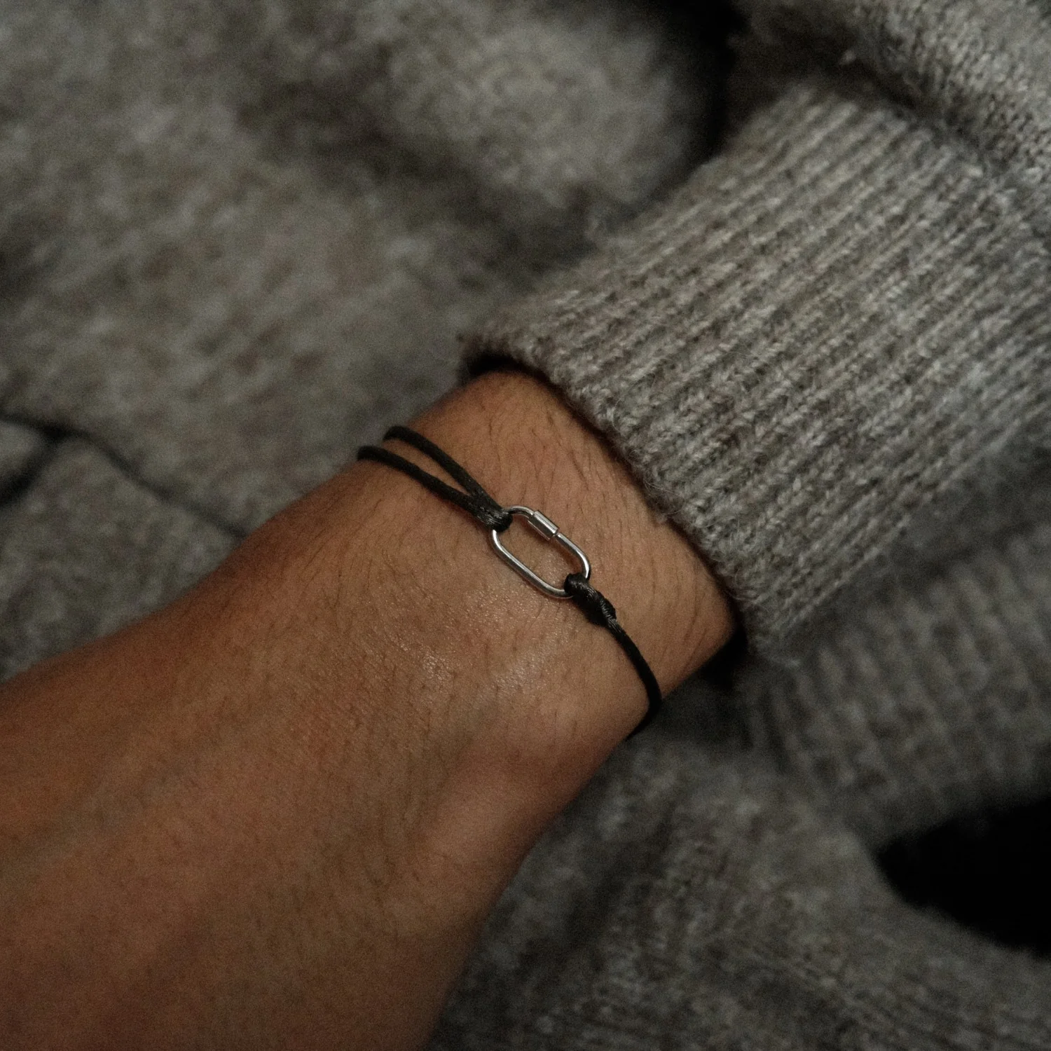 Silver Connector Satin Bracelet - Image 3
