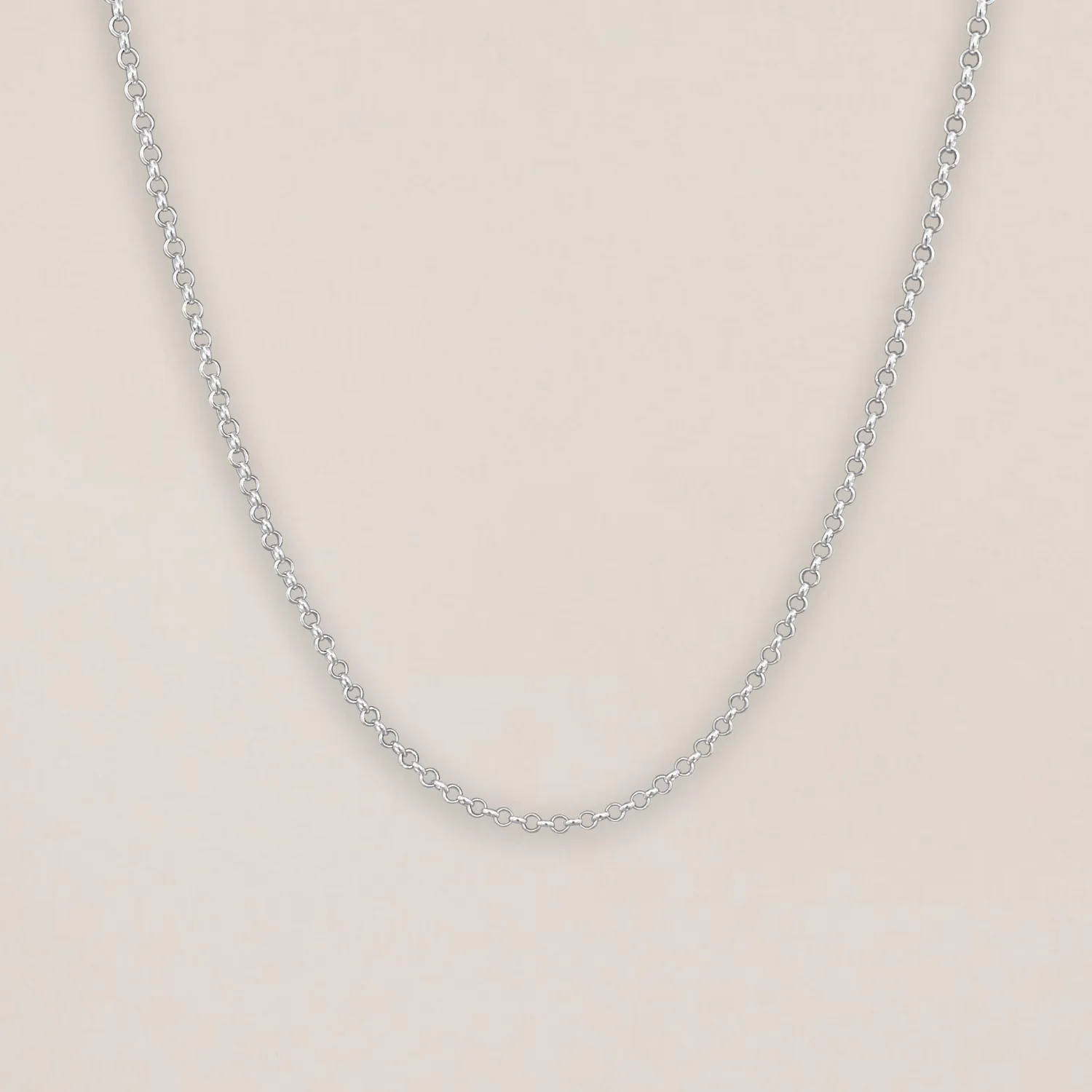 Silver Delicate Jasseron Necklace