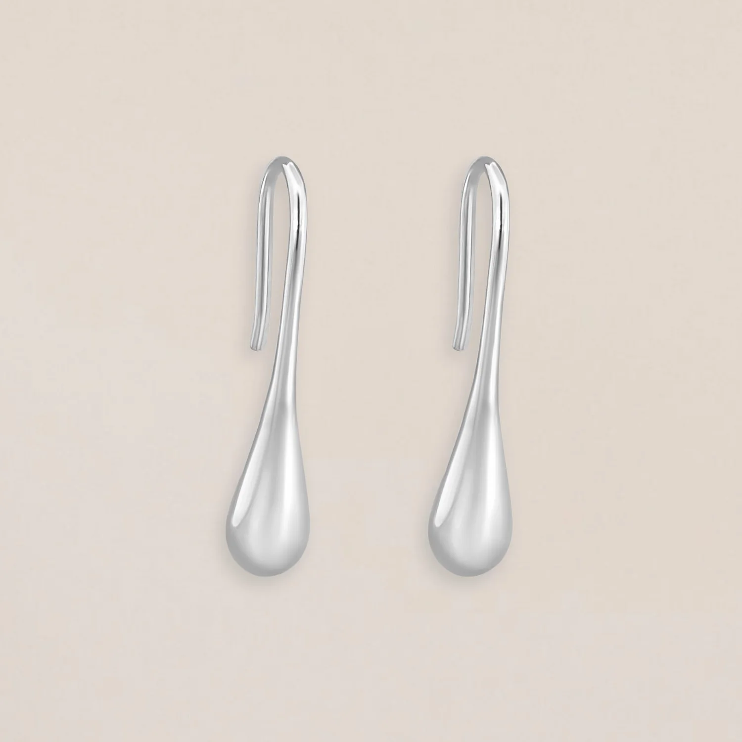 Silver Drop Earrings