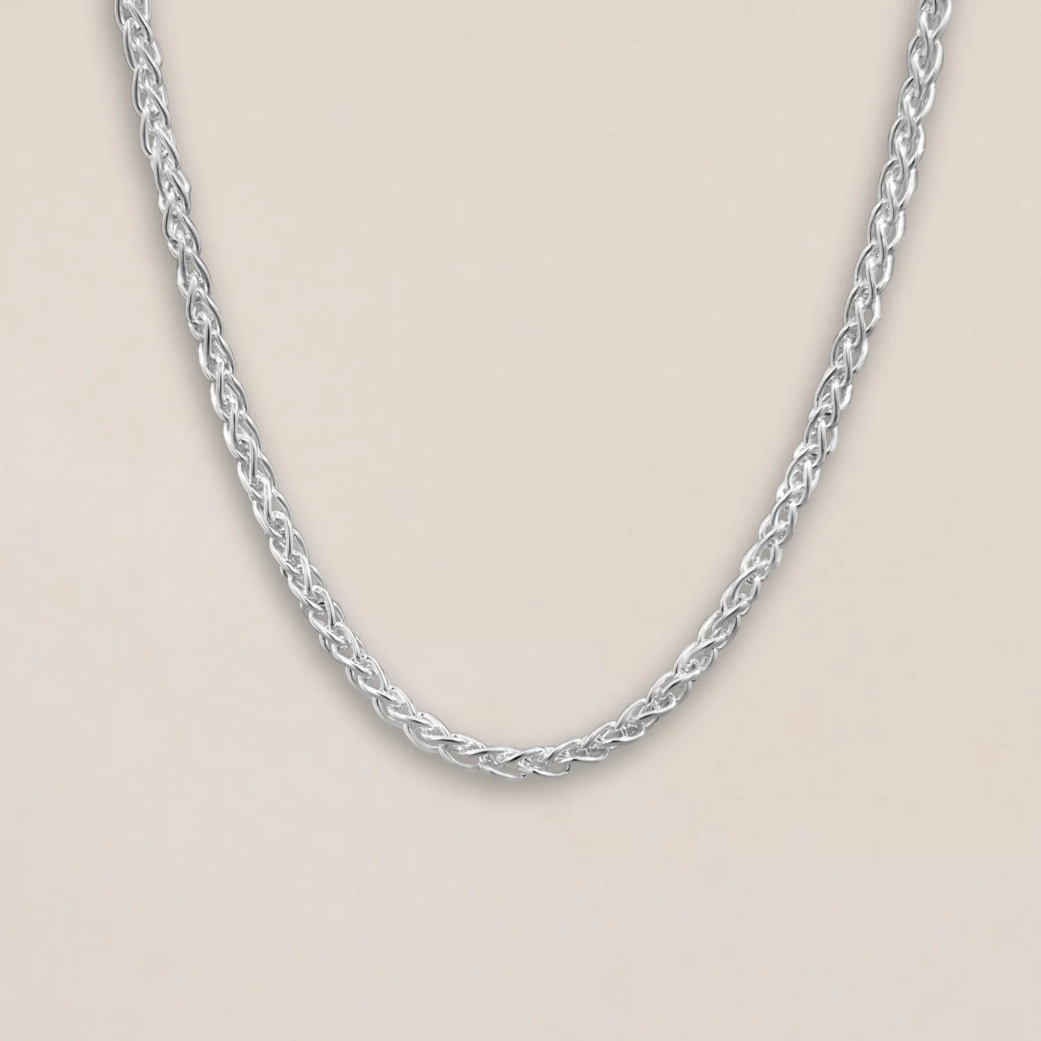 Silver Foxtail Necklace