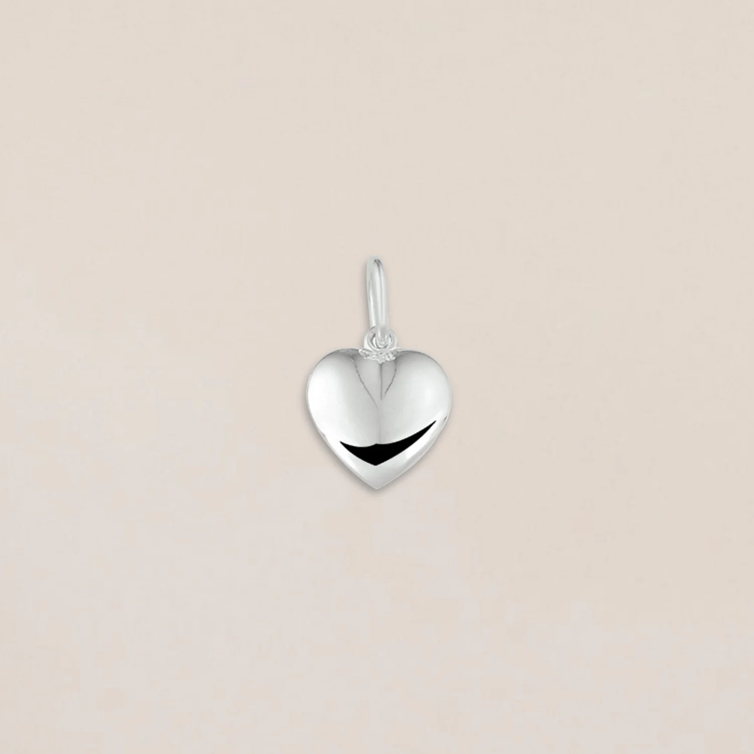 Silver Heart Pendant Small