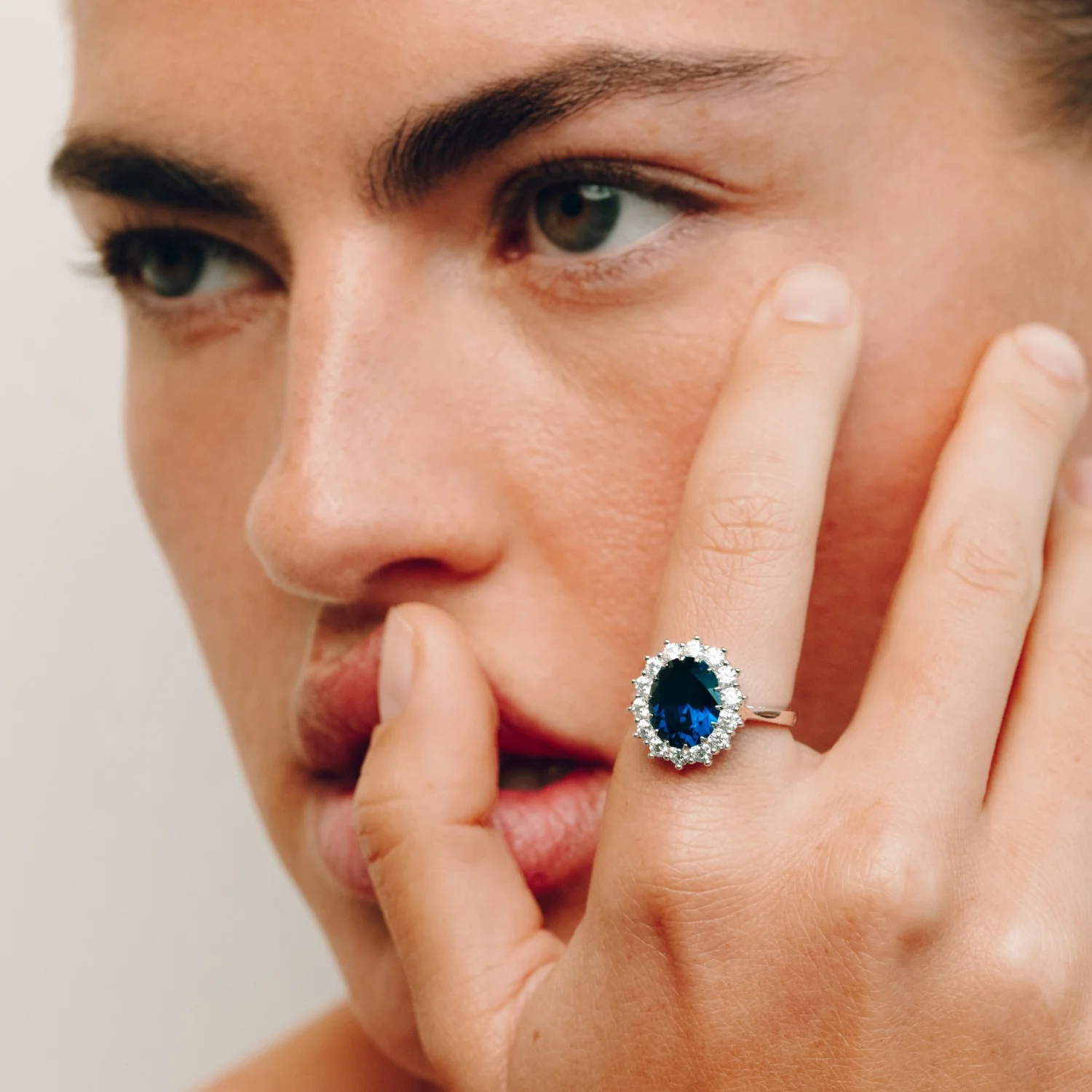 Silver Lady Di XXL Ring - Image 3