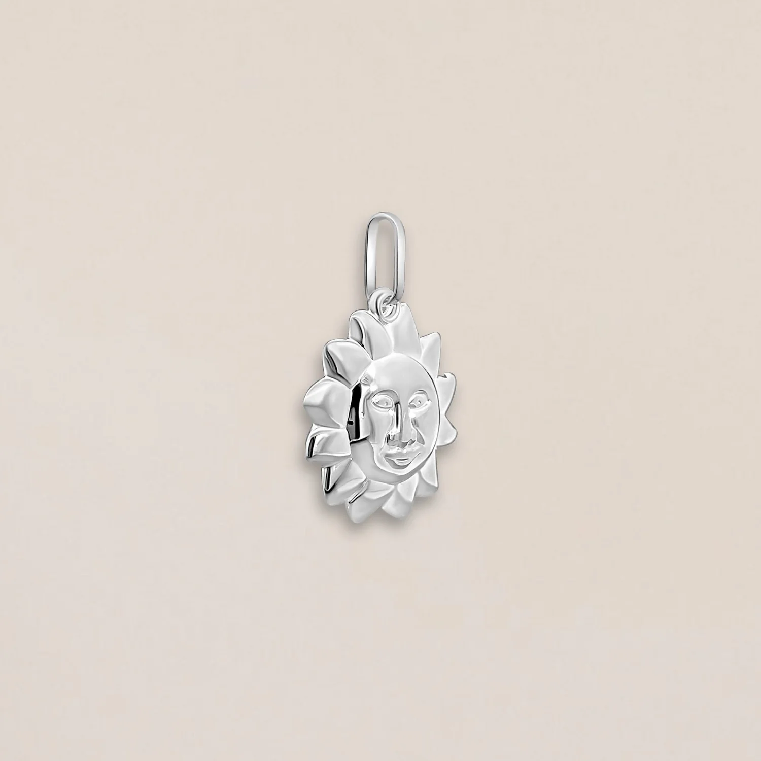 Silver Large Sun Charm - Image 3