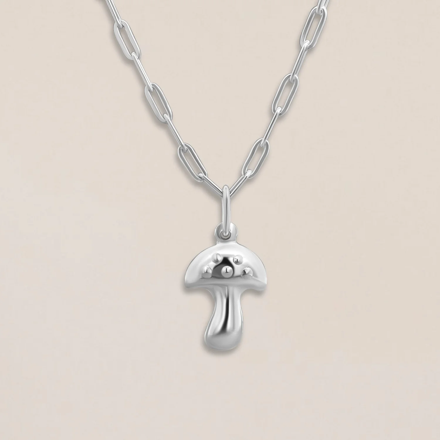 Silver Mushroom Charm - Image 3