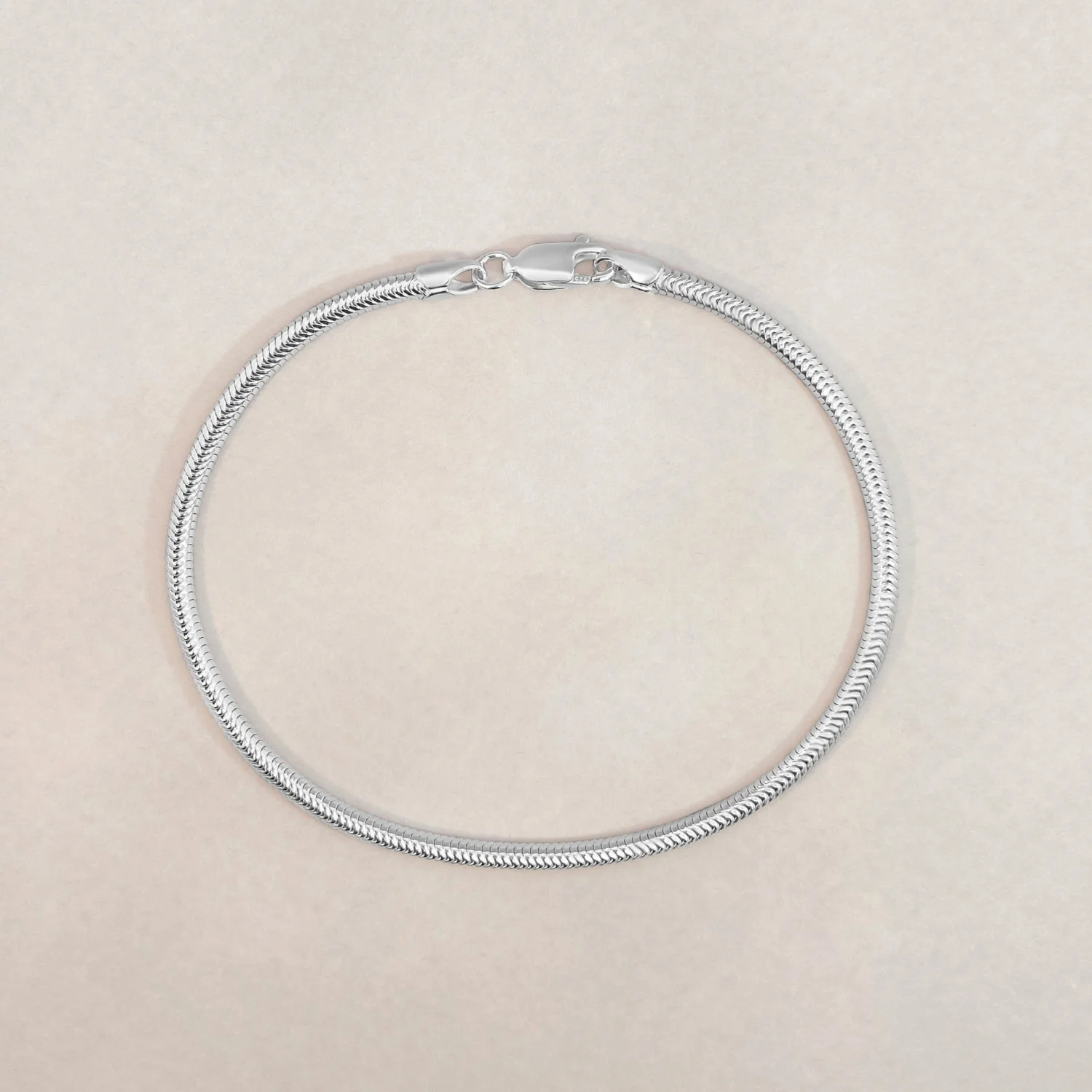 Silver Snake Bracelet - Image 3