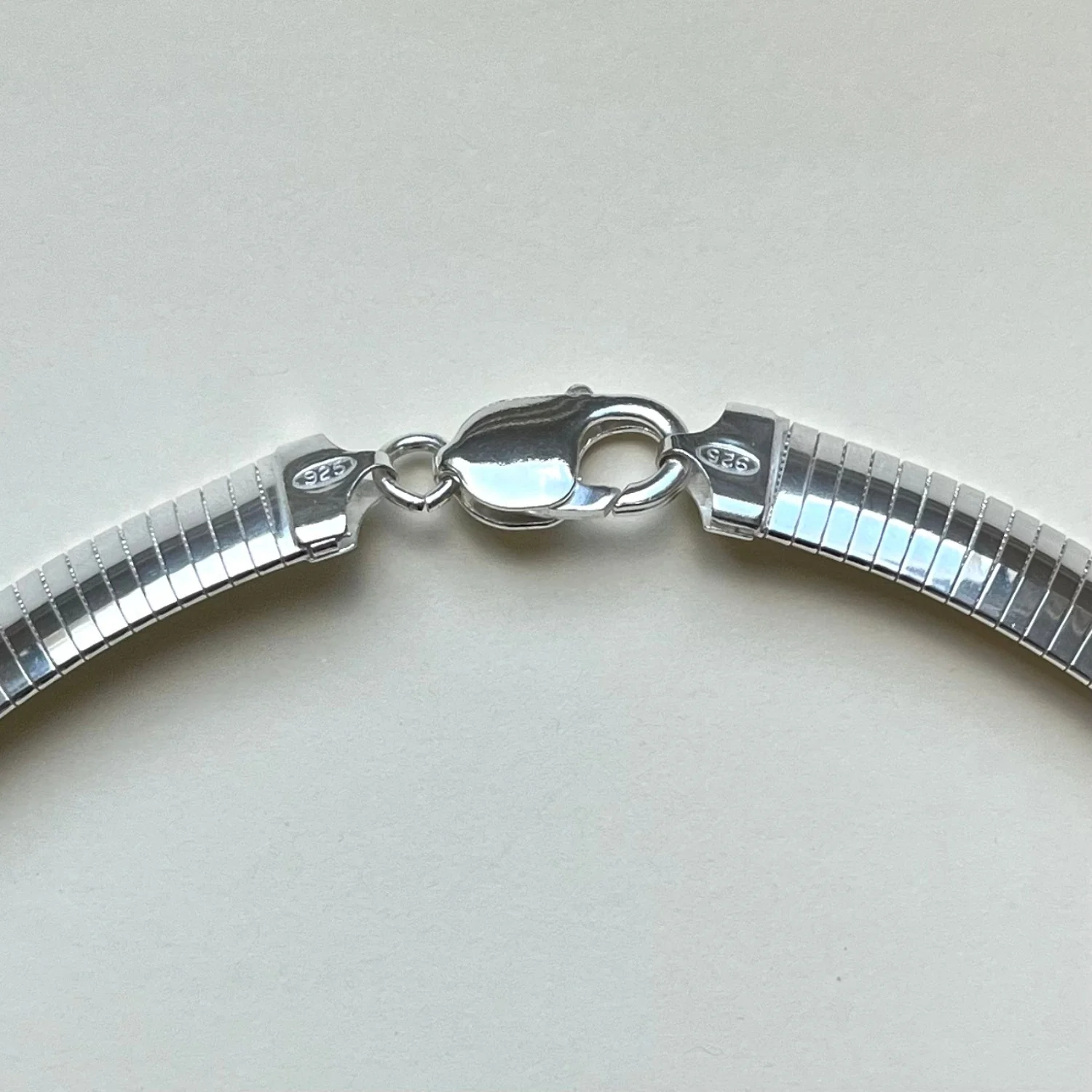 Silver Snake Chain Necklace - Image 4