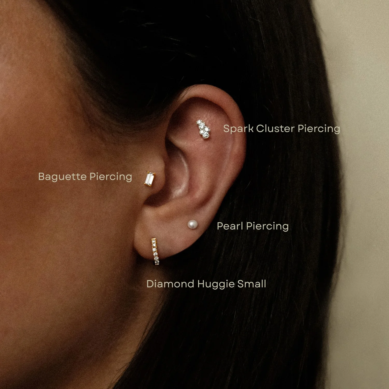 Silver Pearl Piercing - Image 3