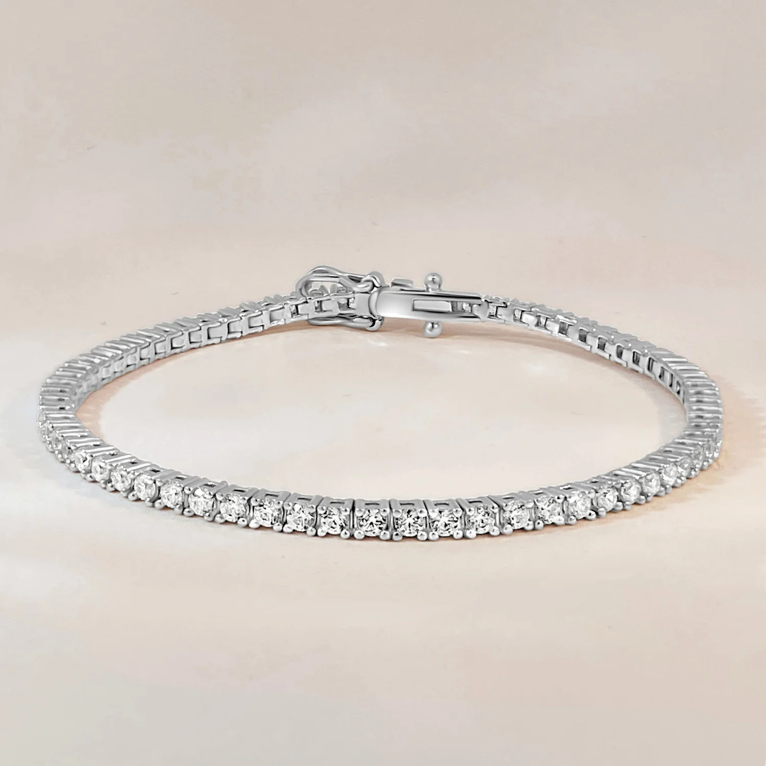 Silver Tennis Bracelet