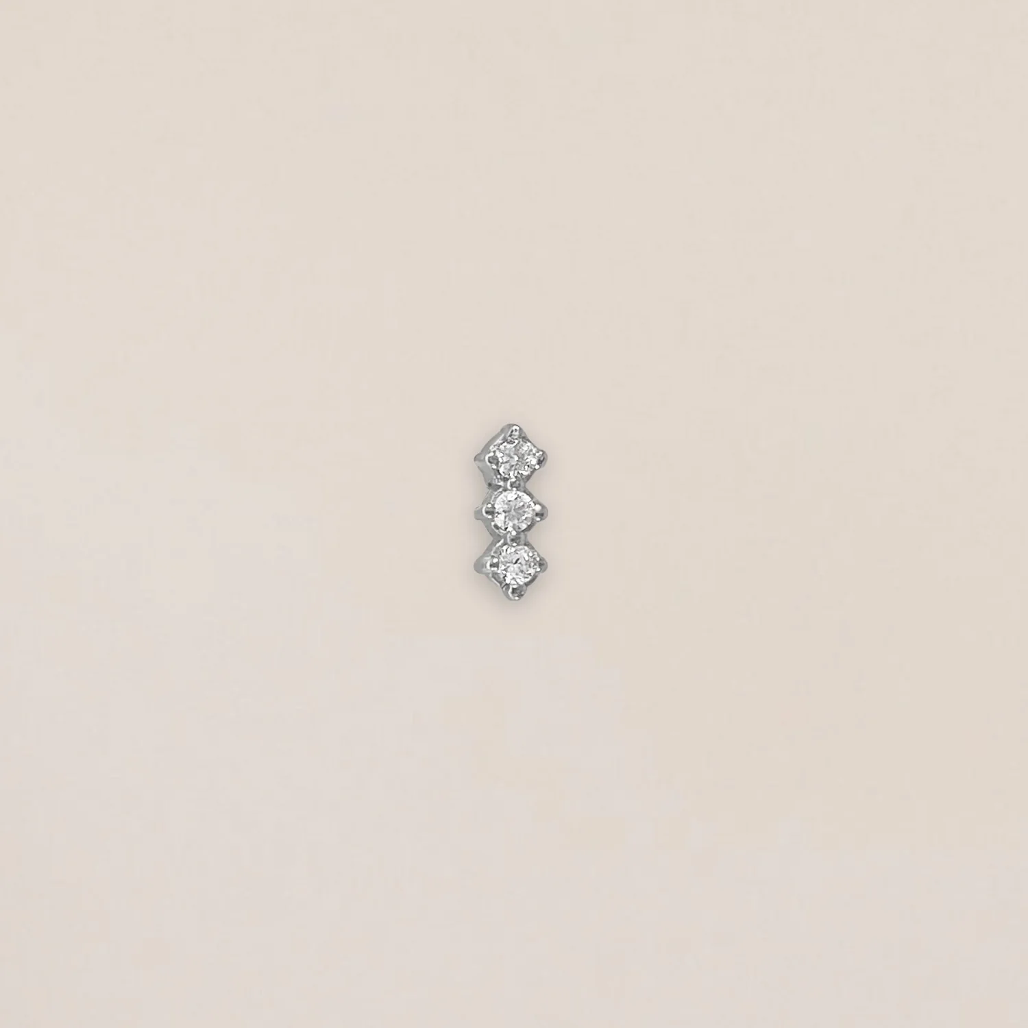 Silver Trio Spark Piercing