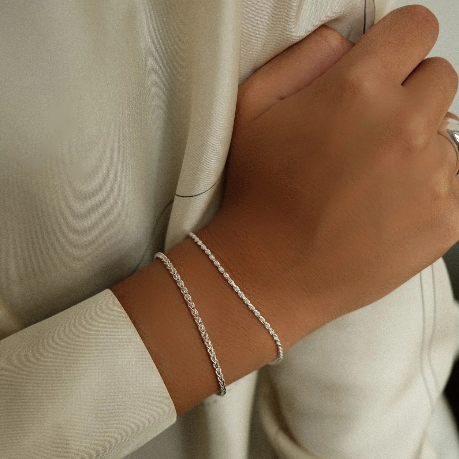 Silver Foxtail Bracelet - Image 4