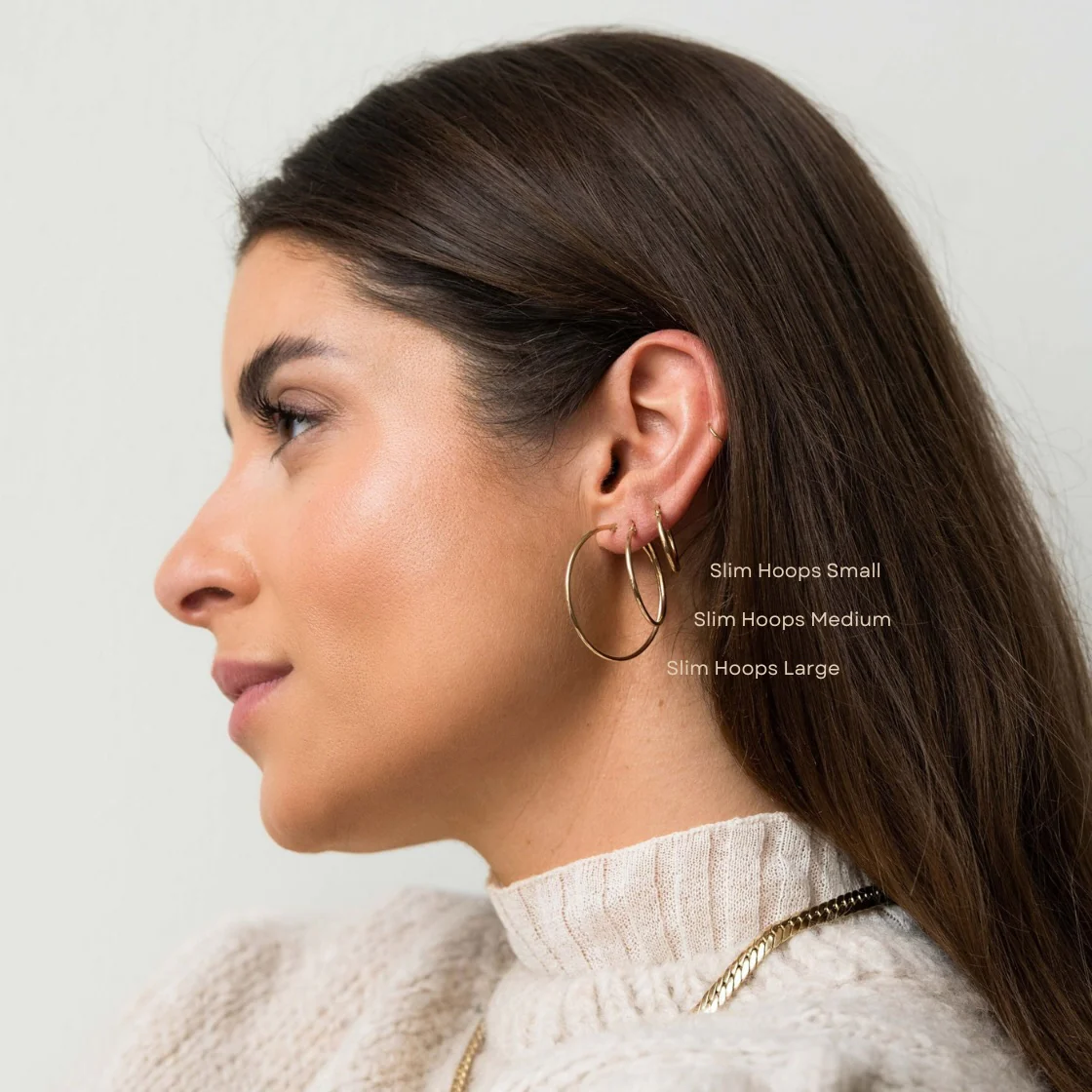 Slim Hoops Medium - Image 5