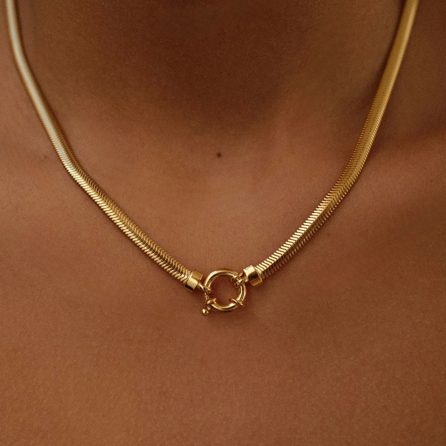 Snake Necklace with Springlock - Image 2