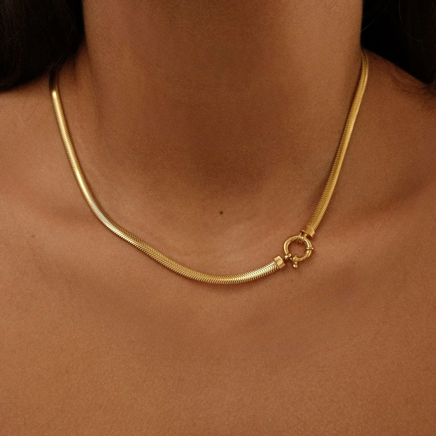 Snake Necklace with Springlock - Image 4