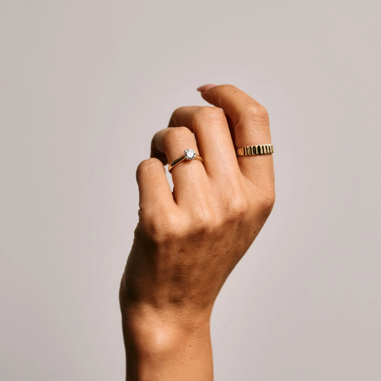 Solitaire Diamond Ring - Image 2
