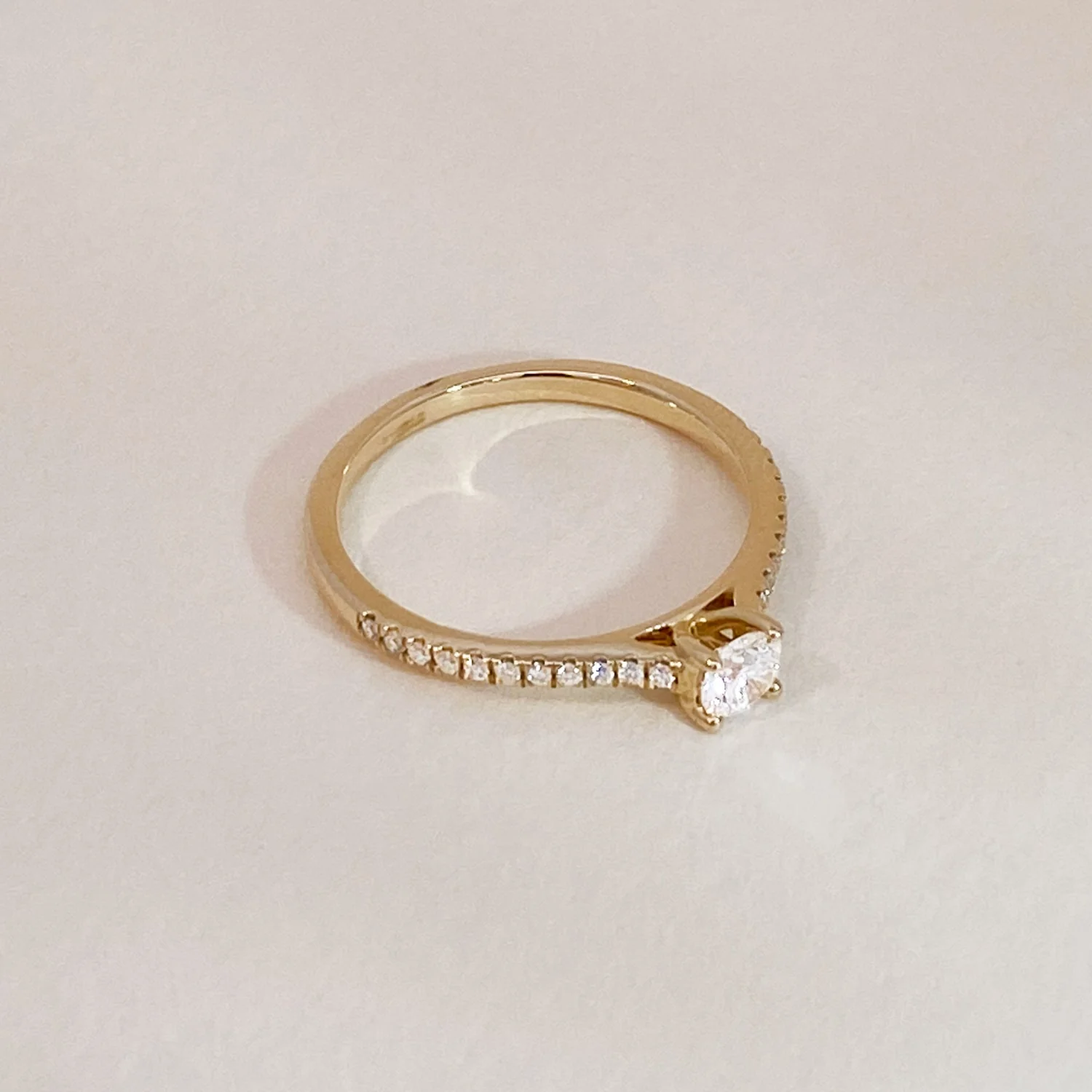 Solitaire on Diamonds Ring - Image 4