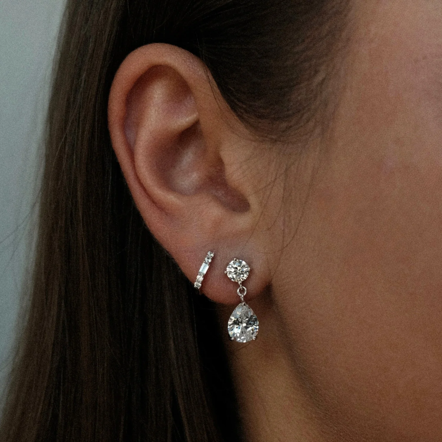 Duo Drop Earrings - Image 2