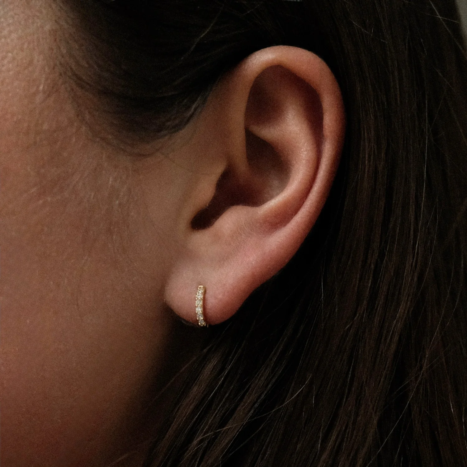 Spark Huggie Hoops - Image 2