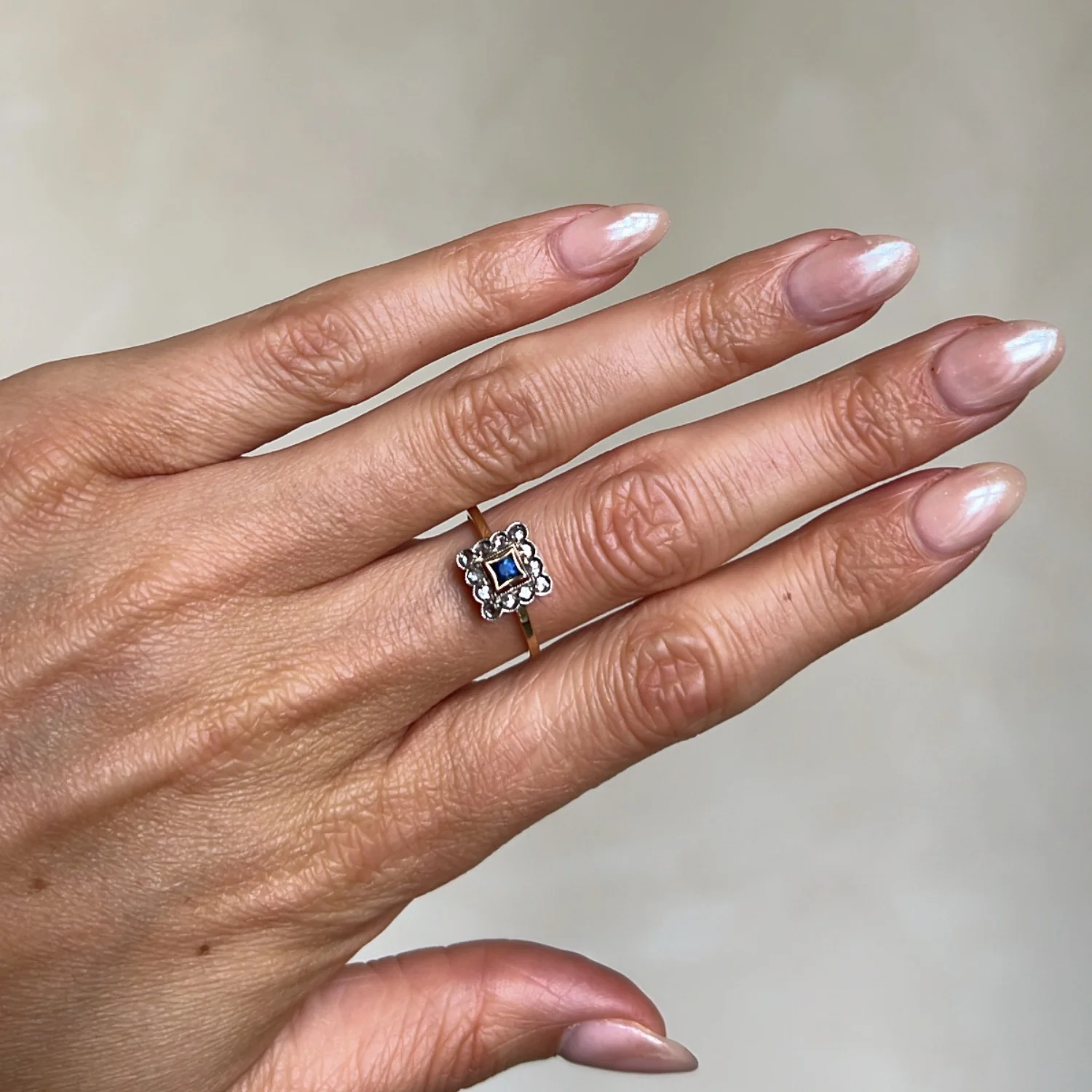 Squared Lady Di Ring - Image 2