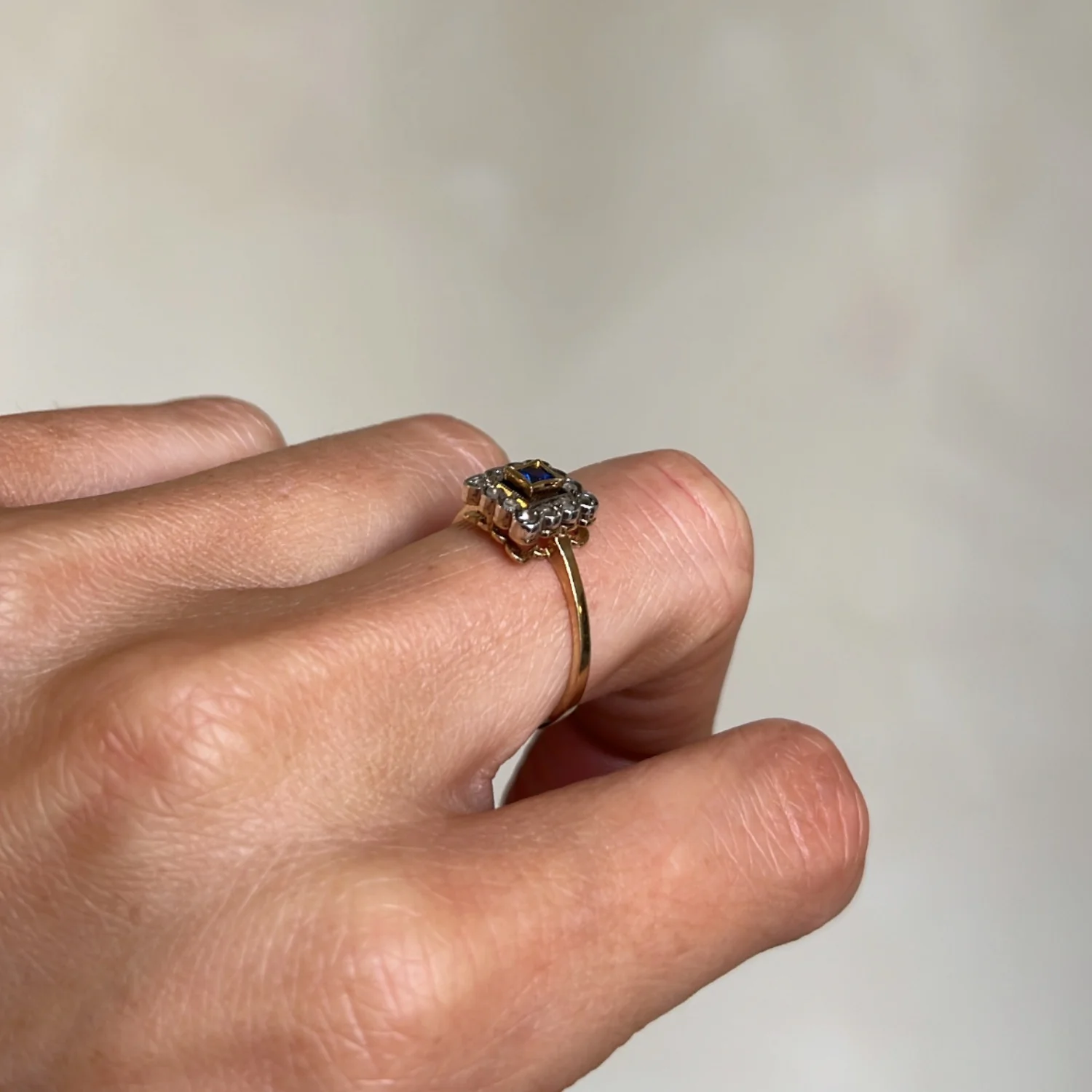 Squared Lady Di Ring - Image 6
