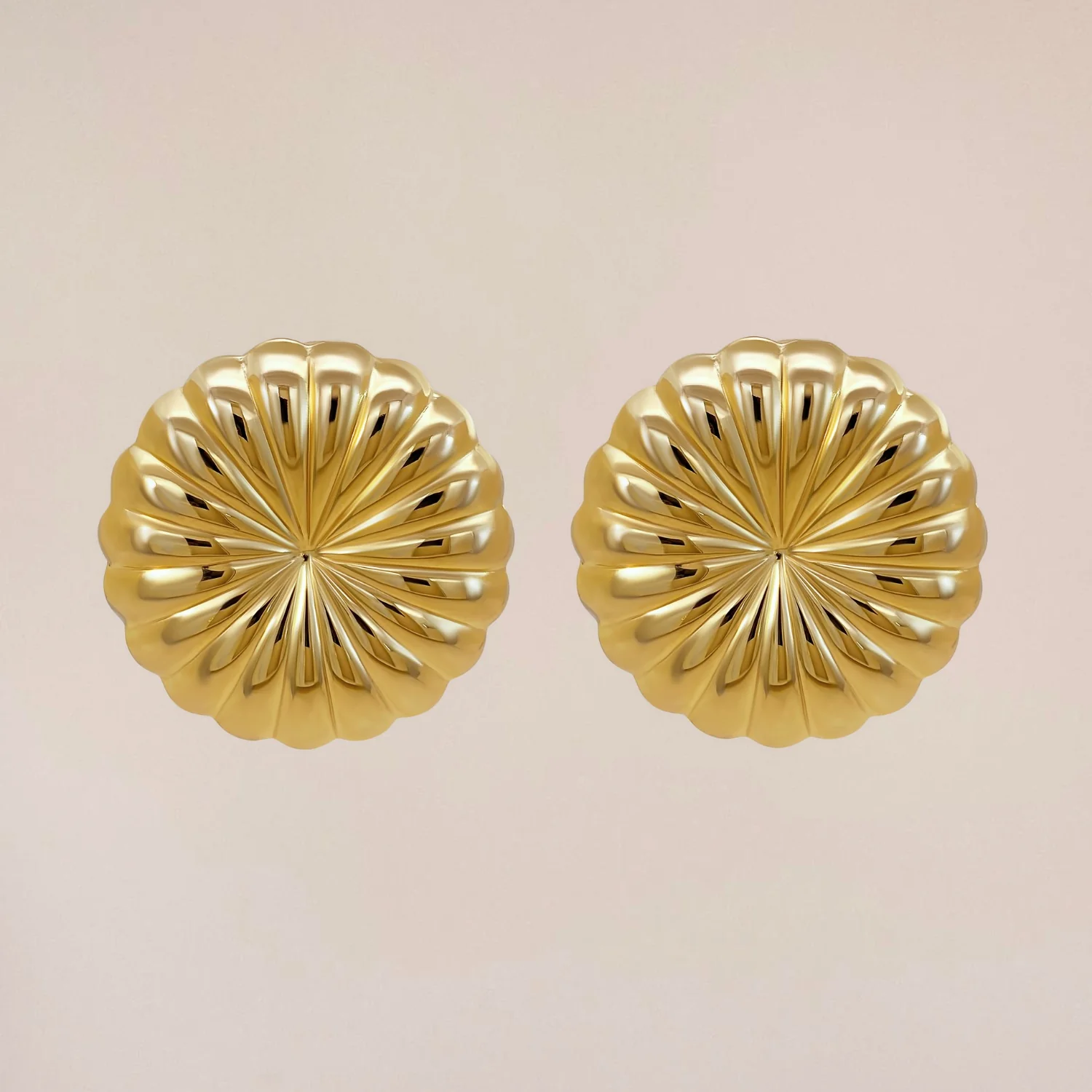 Statement Flower Earrings - Image 2