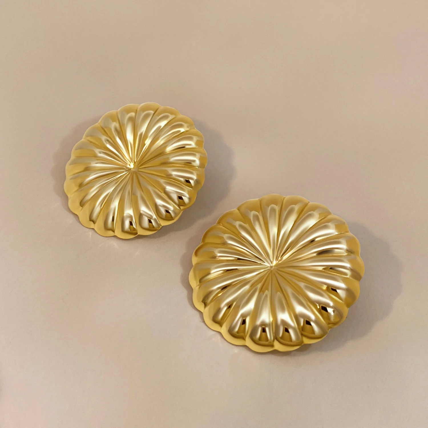 Statement Flower Earrings - Image 4