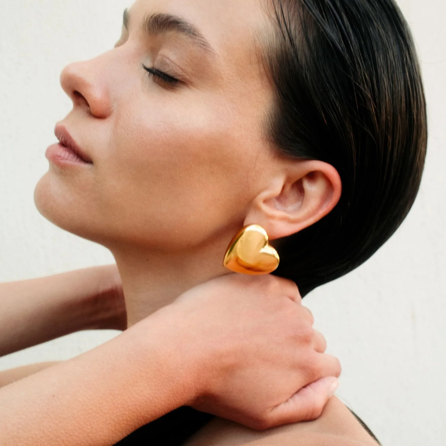 Statement Heart Earrings - Image 2