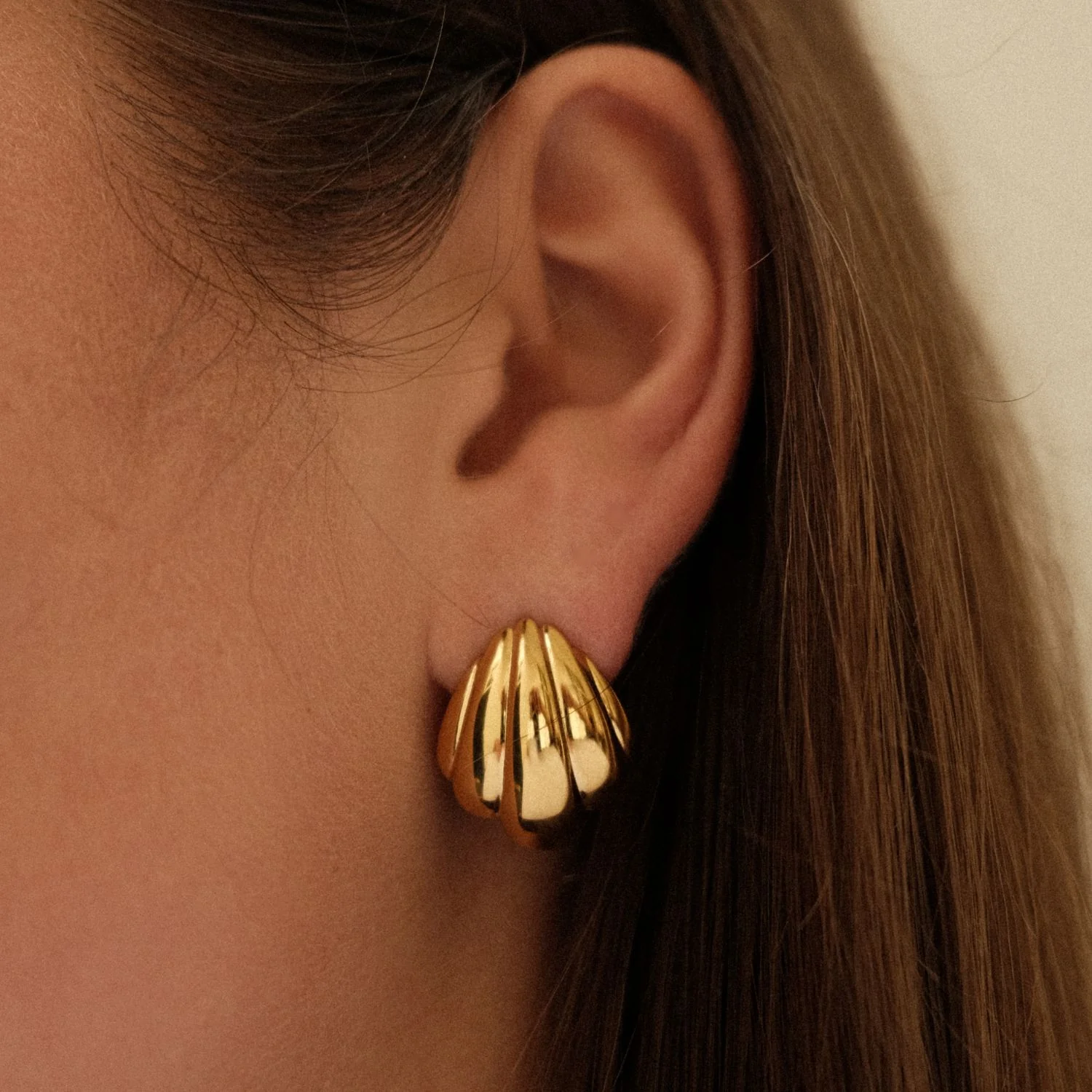 Statement Shell Earrings - Image 2