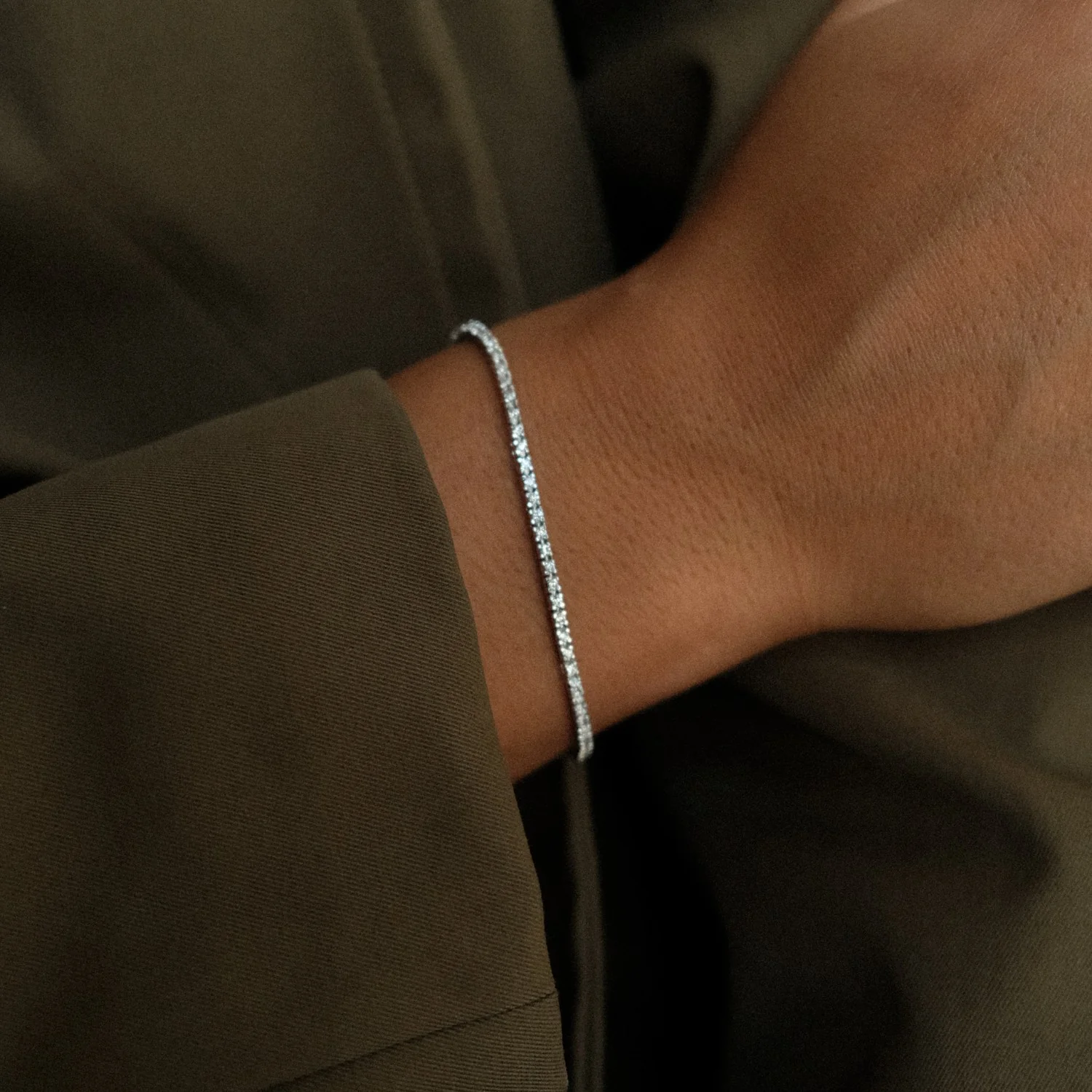 Tennis Bracelet White Gold - Image 2