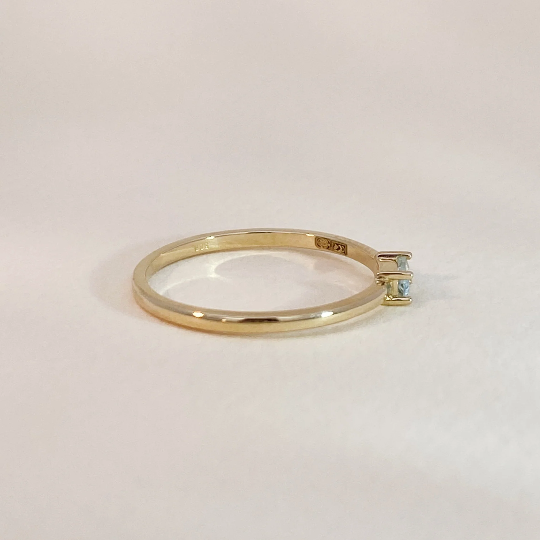 Aquamarine Baguette Ring - Image 3