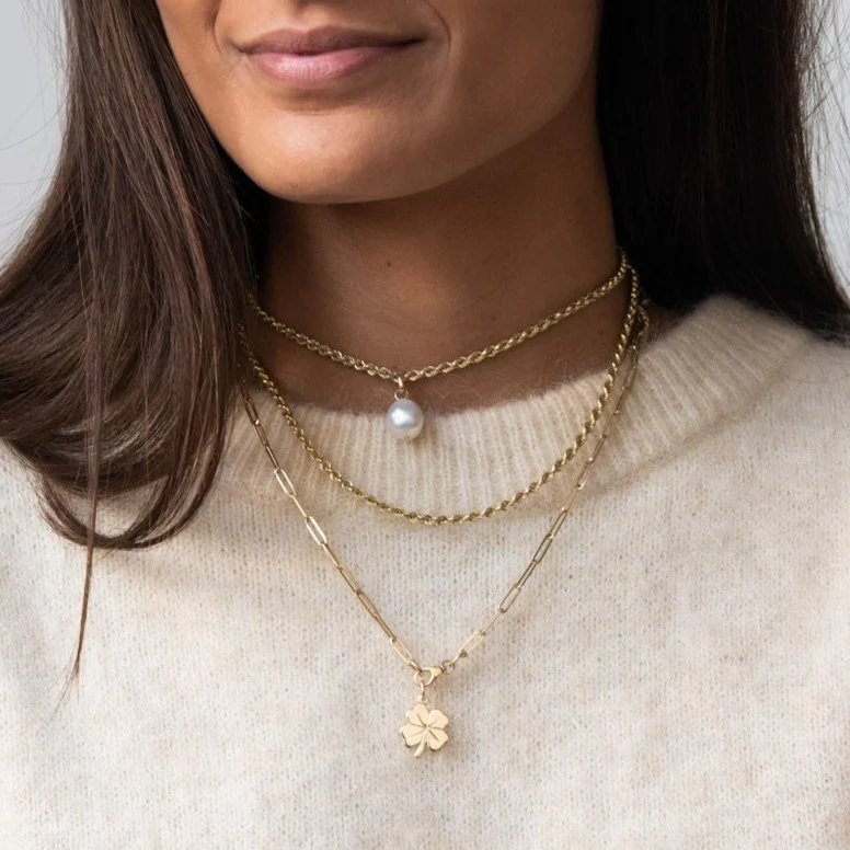 Round Baroque Pearl Pendant - Image 2