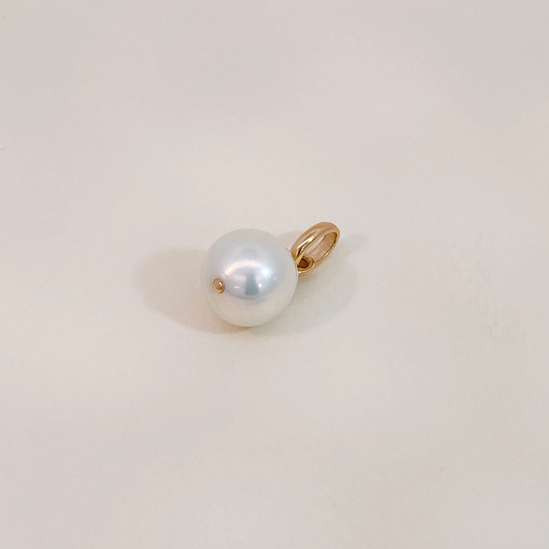 Round Baroque Pearl Pendant - Image 4