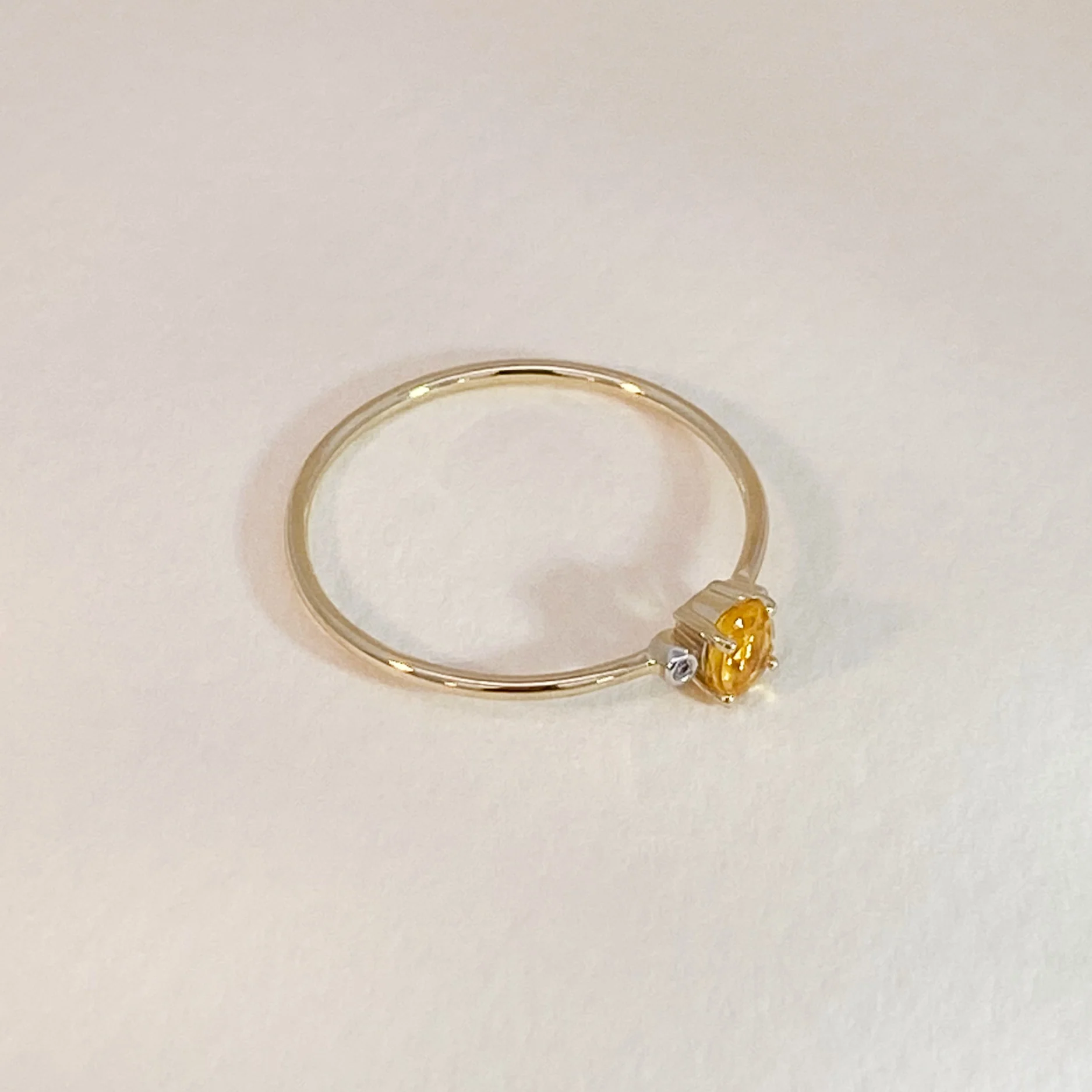 Citrine & Diamonds Ring - Image 5