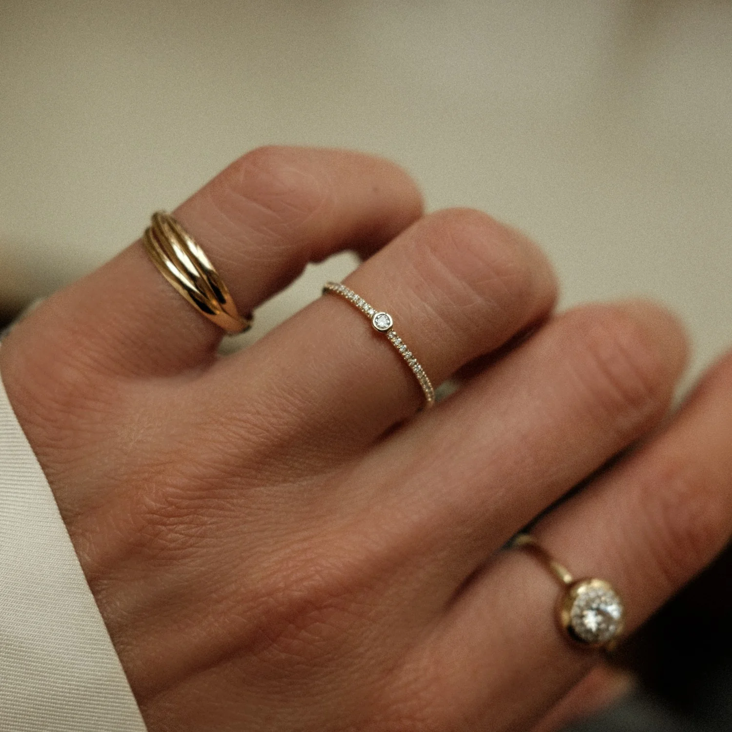 Stackable Diamond Ring - Image 2