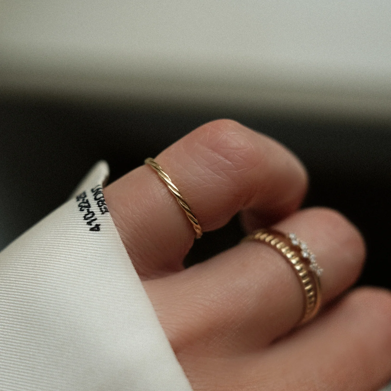 Tiny Twist Ring - Image 2